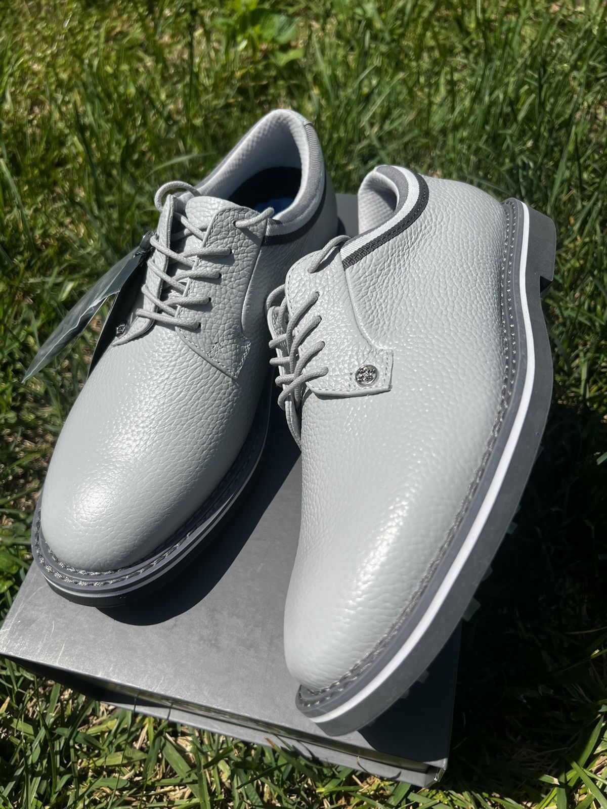 G/FORE NEW G/FORE size 7.5 Mens Grosgrain Gallivanter Golf Grey Size US 7.5 / EU 40-41 - 3 Thumbnail
