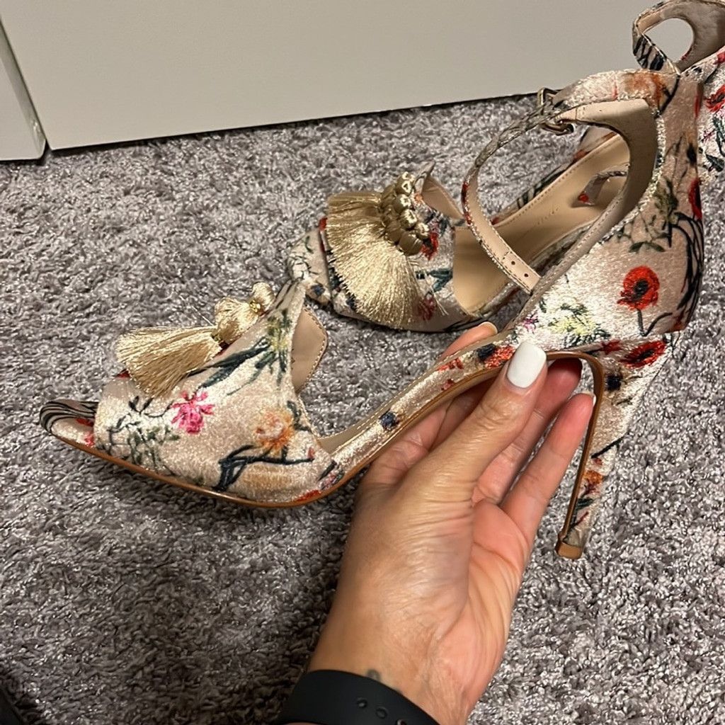 Unknown London Gianni Bini Marrako Natural Heels - W 10 Size US 10 / IT 40 - 7 Thumbnail