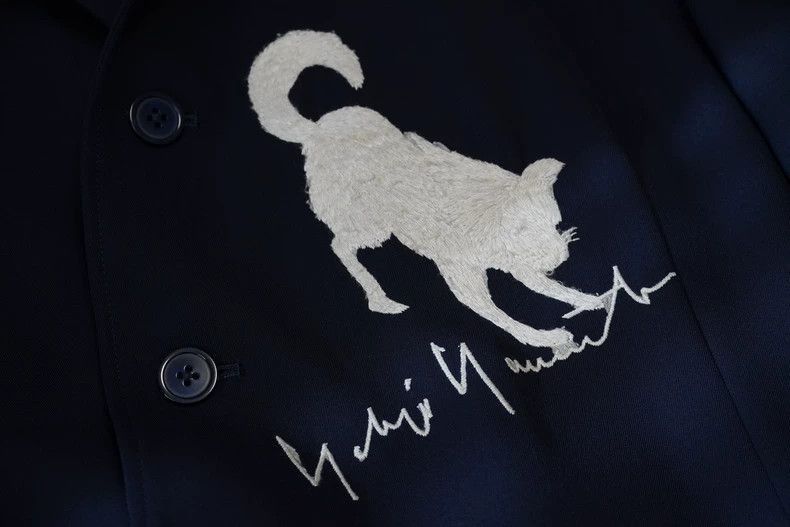 Yohji Yamamoto Yohji Yamamoto Yohji Yamamoto Embroidered Jacket Size US M / EU 48-50 / 2 - 3 Thumbnail