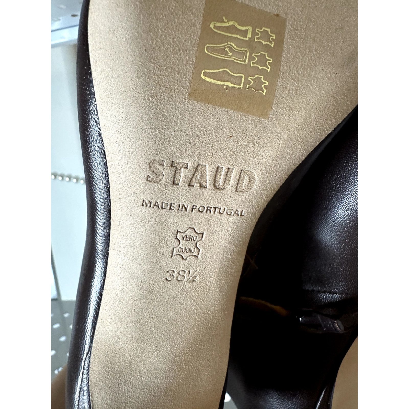 Staud STAUD Wally Ankle boots in brown leather (Size: 38 1/2) Size US 7.5 / IT 37.5 - 6 Thumbnail