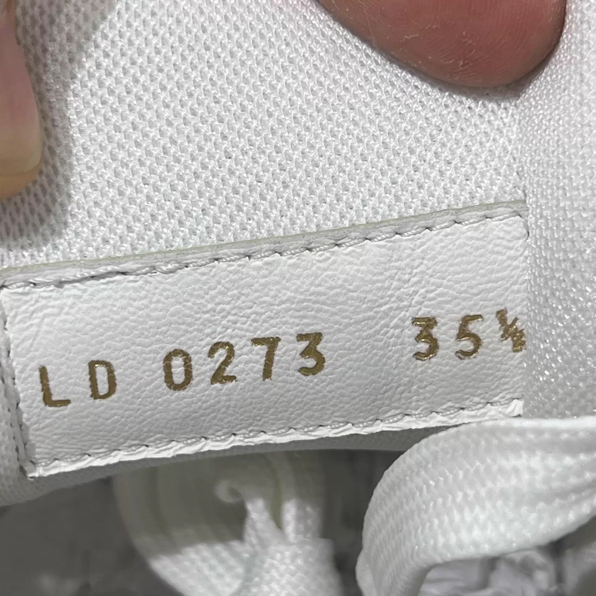 Louis Vuitton LV Trainer Black White Denim 1.5/35.5 Size US 5 / IT 35 - 8 Thumbnail