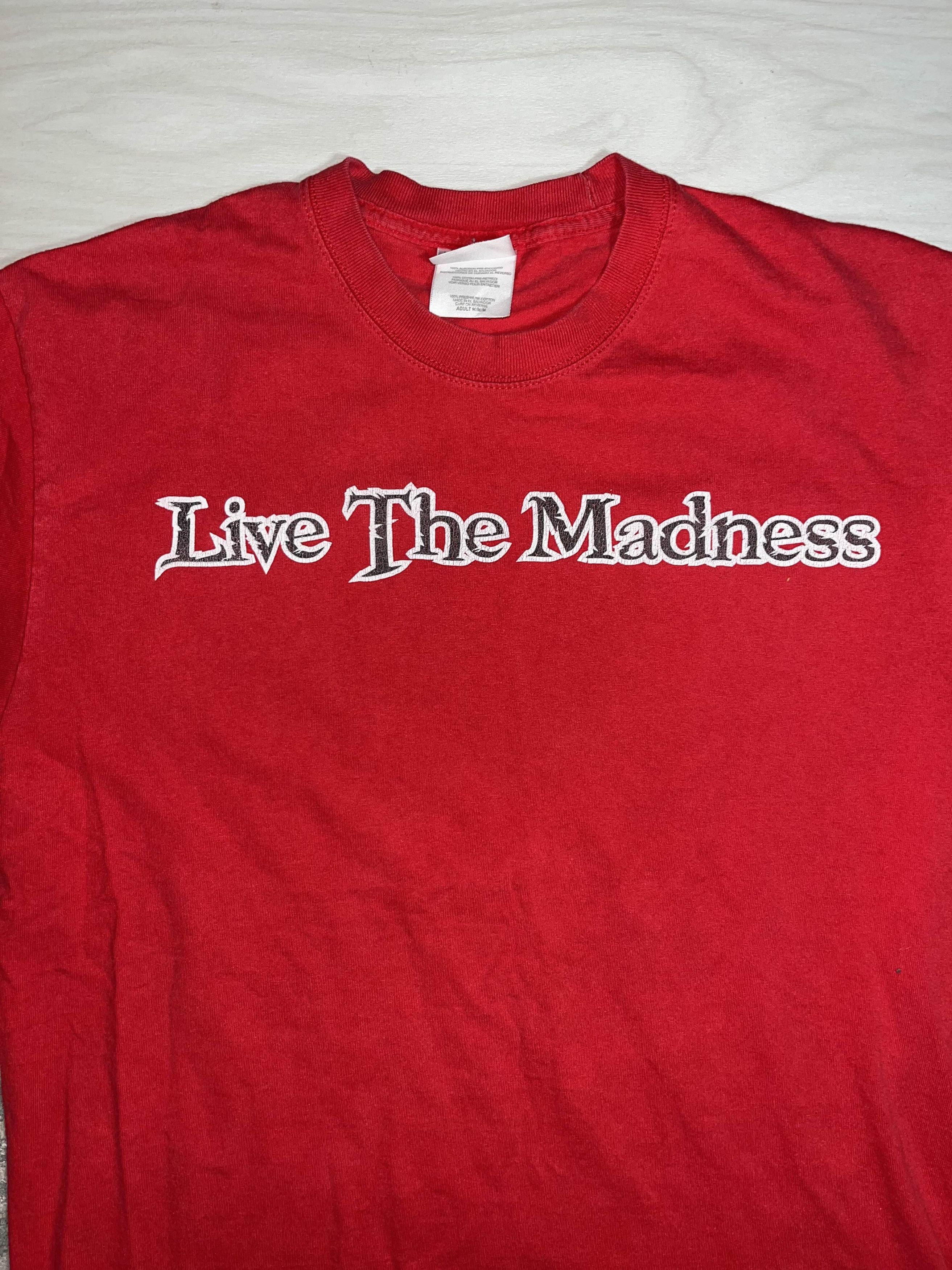 Vintage Y2K Live The Madness 51 Fifty Energy Drink Shirt Size US M / EU 48-50 / 2 - 1 Thumbnail