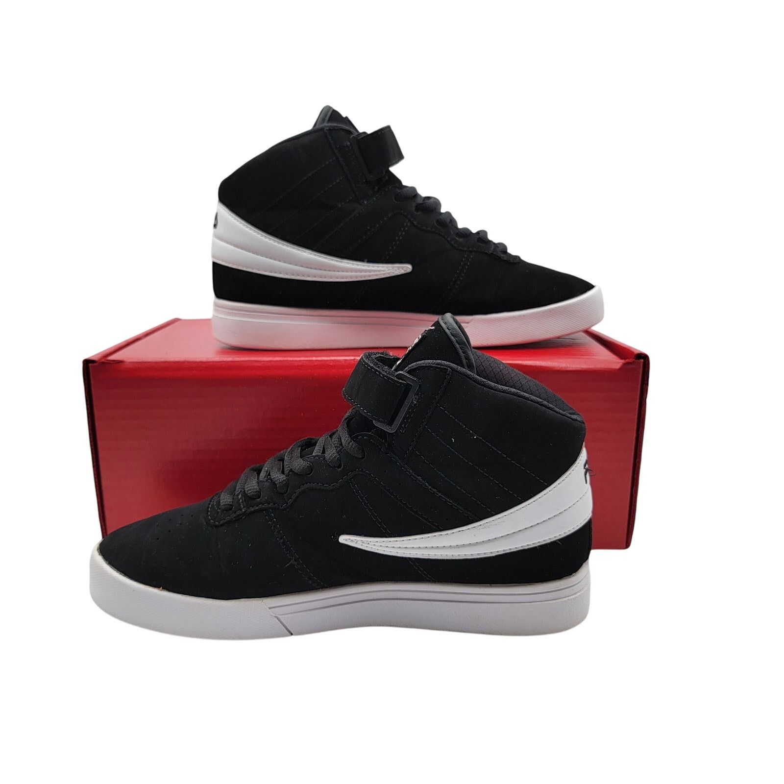 Fila Fila Vulc 13 Mid Top Black/white Women US 8 Sneakers Lace Up Size US 8 / IT 38 - 2 Thumbnail
