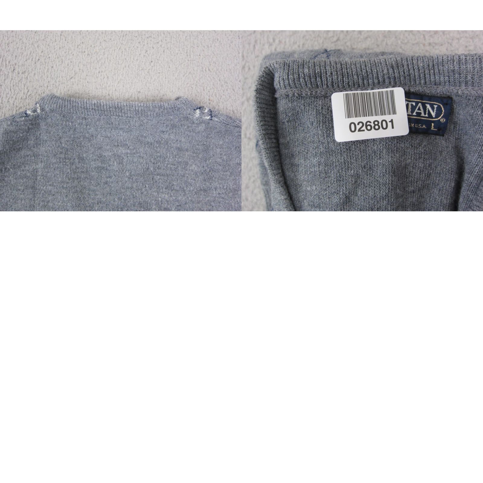 Vintage VINTAGE Puritan Sweater Vest Mens L Blue Argyle Knit V-Neck USA 70s Dress, Casual, Workwear, Business, Formal, Party/Cocktail Size US L / EU 52-54 / 3 - 8 Thumbnail