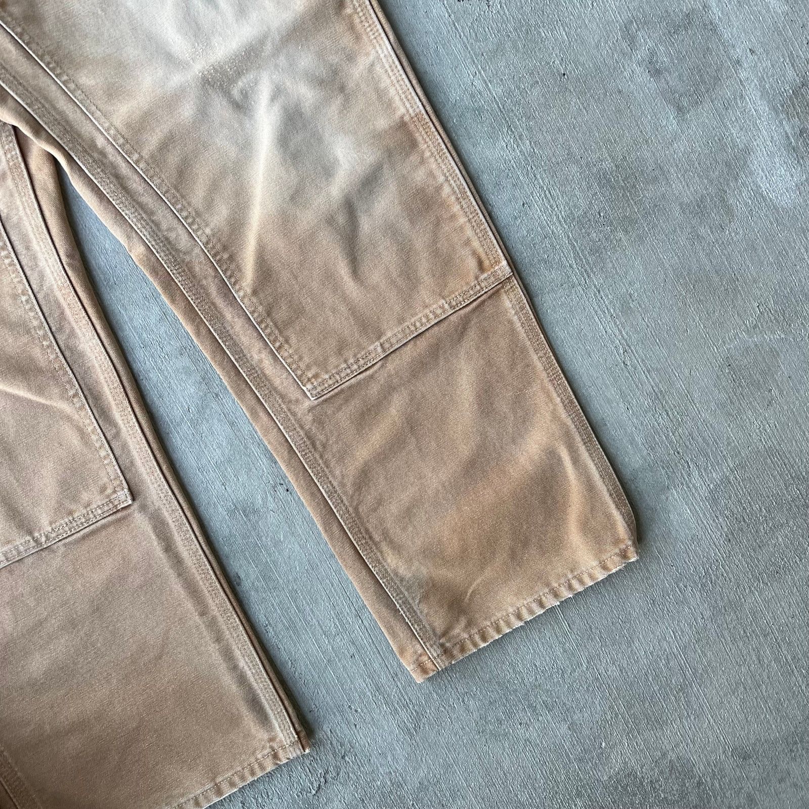 Carhartt × Vintage Carhartt faded brown double knee work wear carpenter pants Size US 32 / EU 48 - 5 Thumbnail