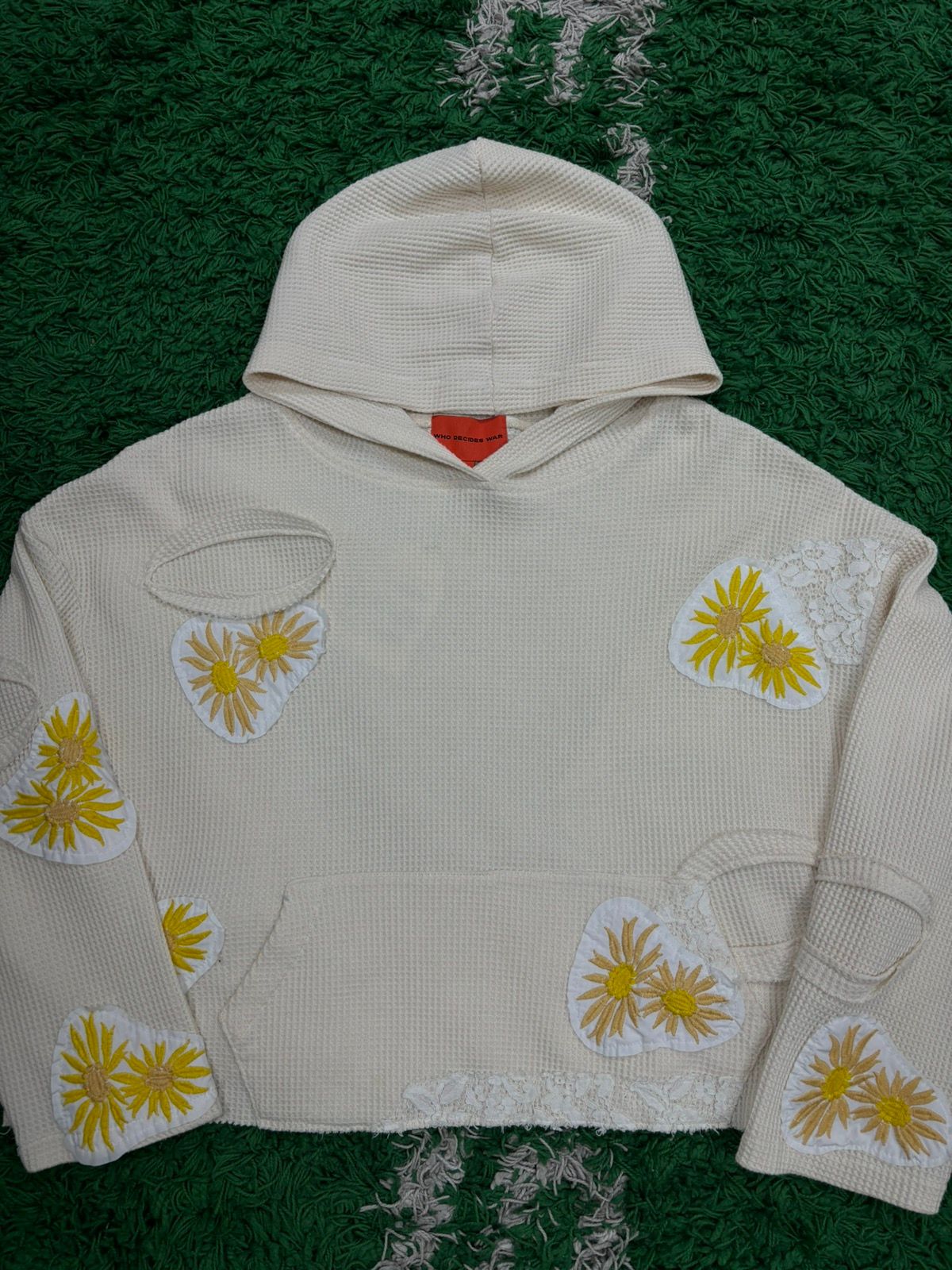 Pre-owned Who Decides War Mrdr Brvdo Hoodie Sun Cream Large