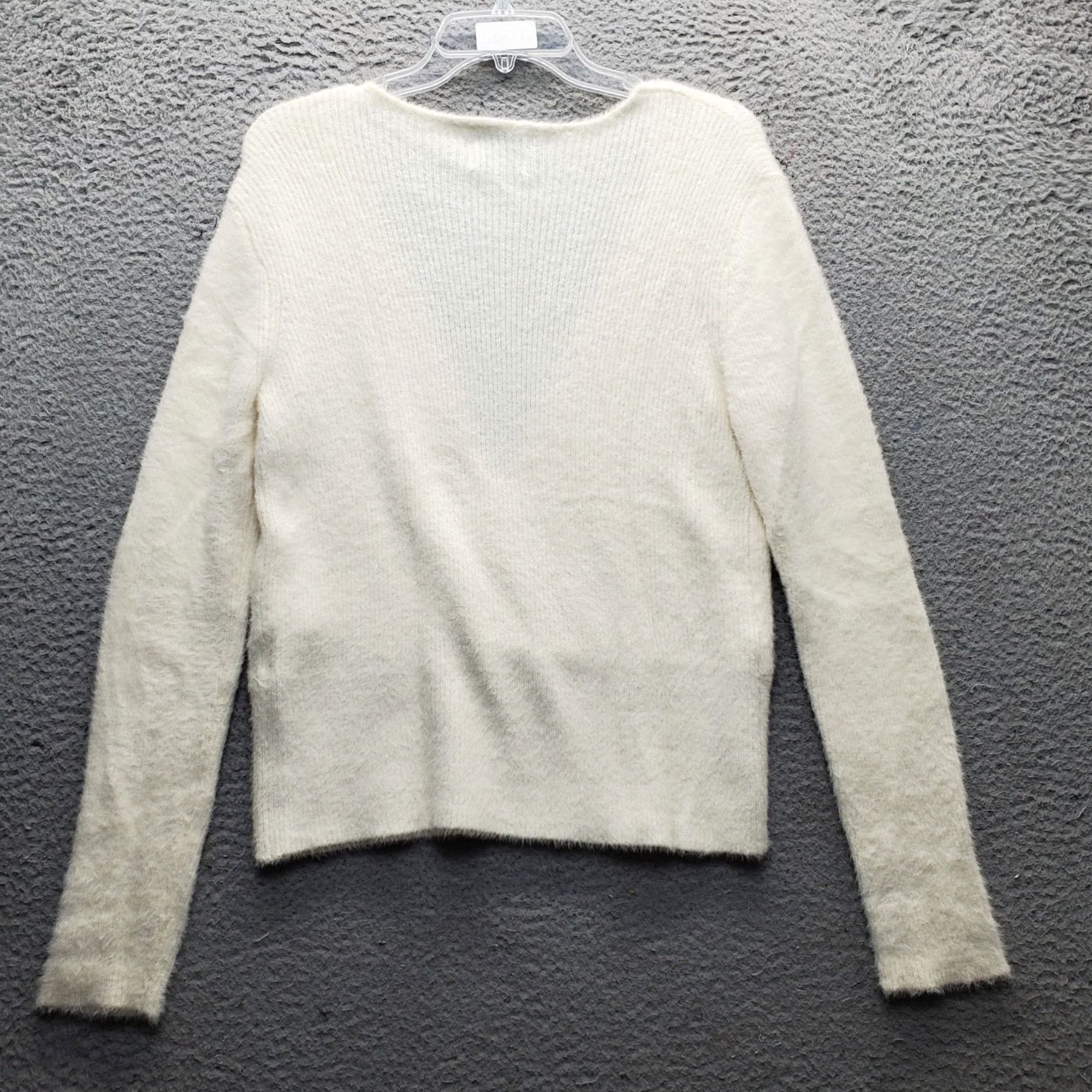 Vintage Pink Rose Wrap Sweater Womens XL Tan Long Sleeve Surplice Knit V-Neck Pullover Casual Shirt Womens Size XL Tan Pink Rose Wrap Sweater Size XL / US 12-14 / IT 48-50 - 2 Thumbnail