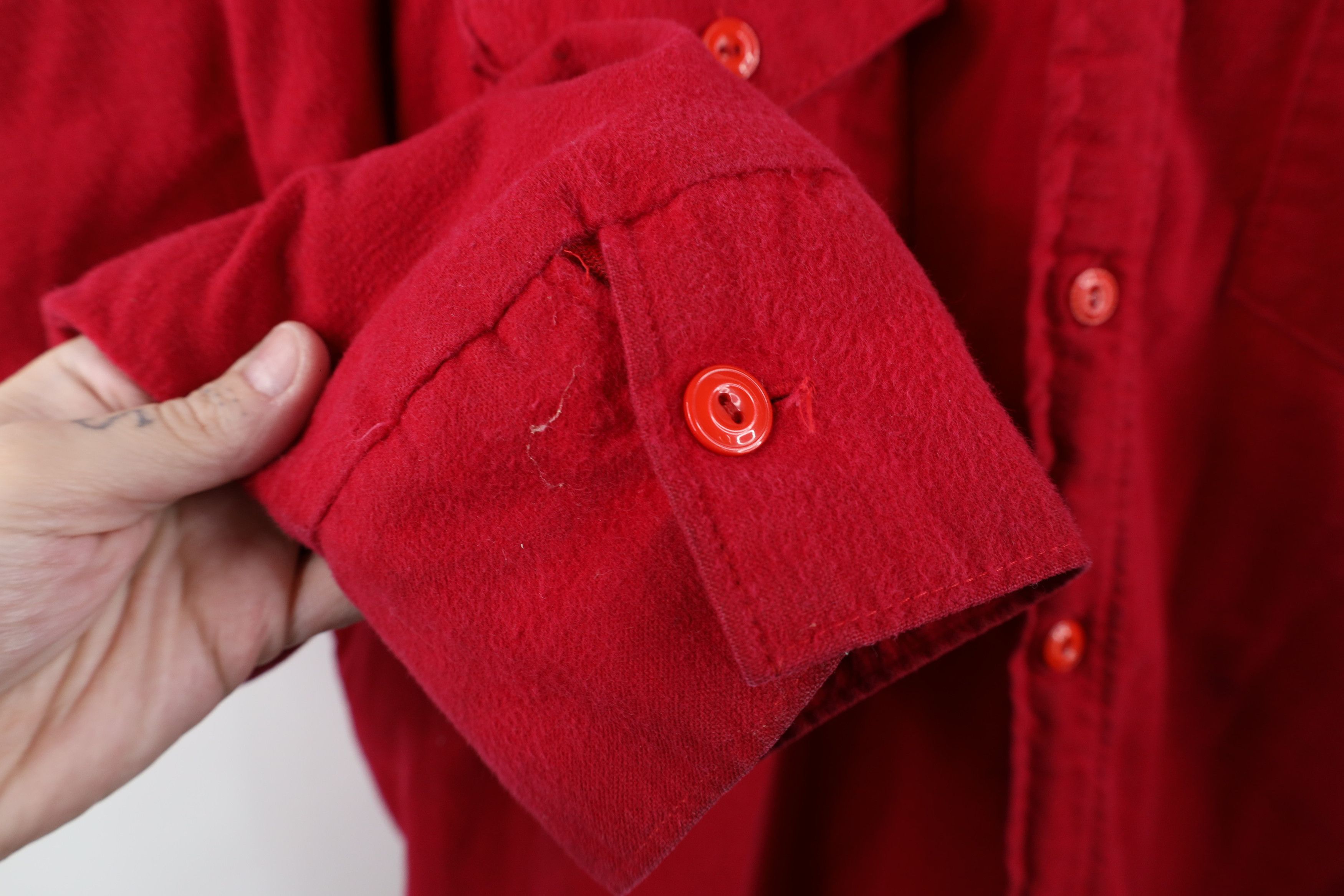 Vintage Vintage 70s Streetwear Chamois Cloth Shirt Jacket USA Size US XL / EU 56 / 4 - 4 Thumbnail