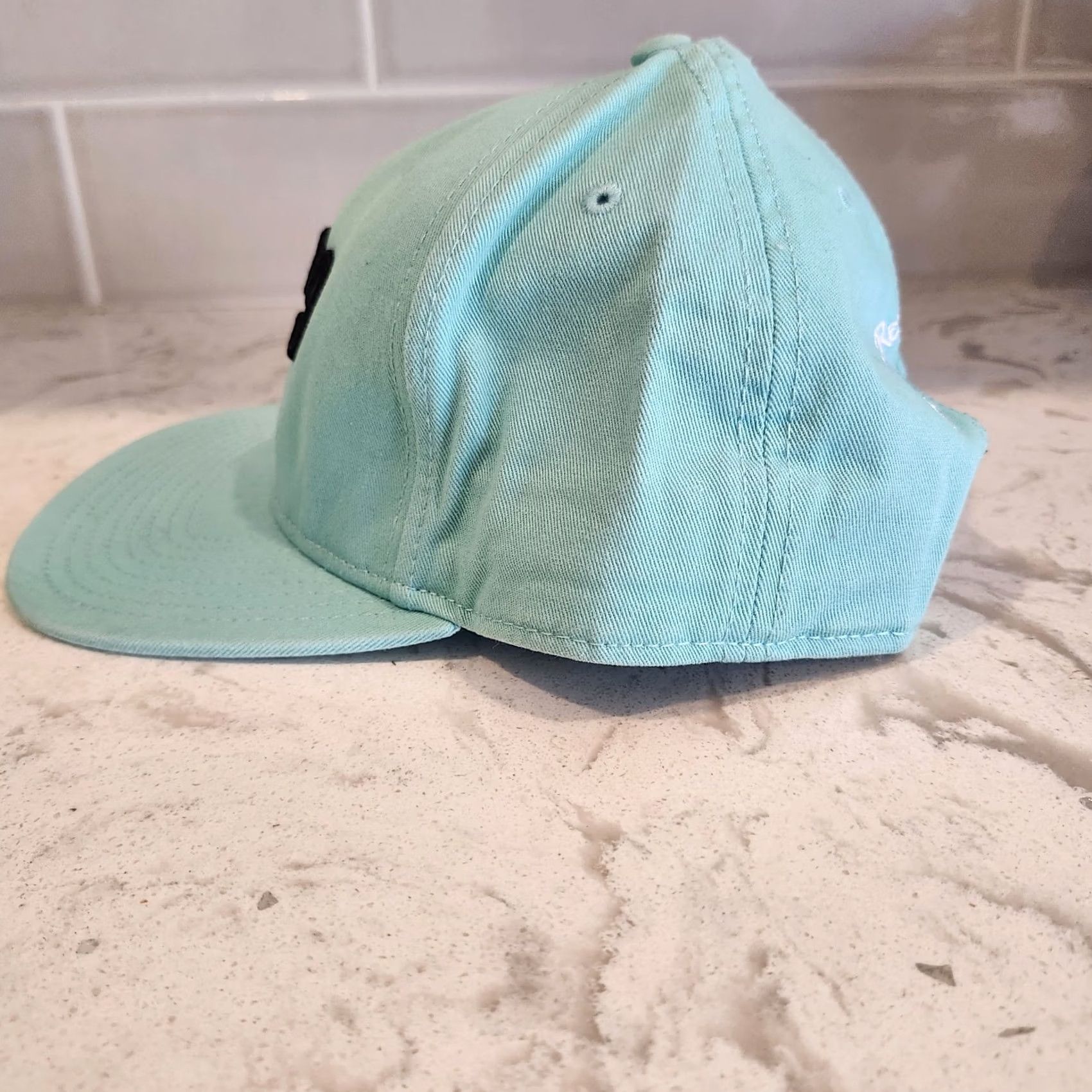 Logo 7 LRG Snapback Hat Turquoise Script Logo Adjustable Cap Men Size ONE SIZE - 6 Thumbnail