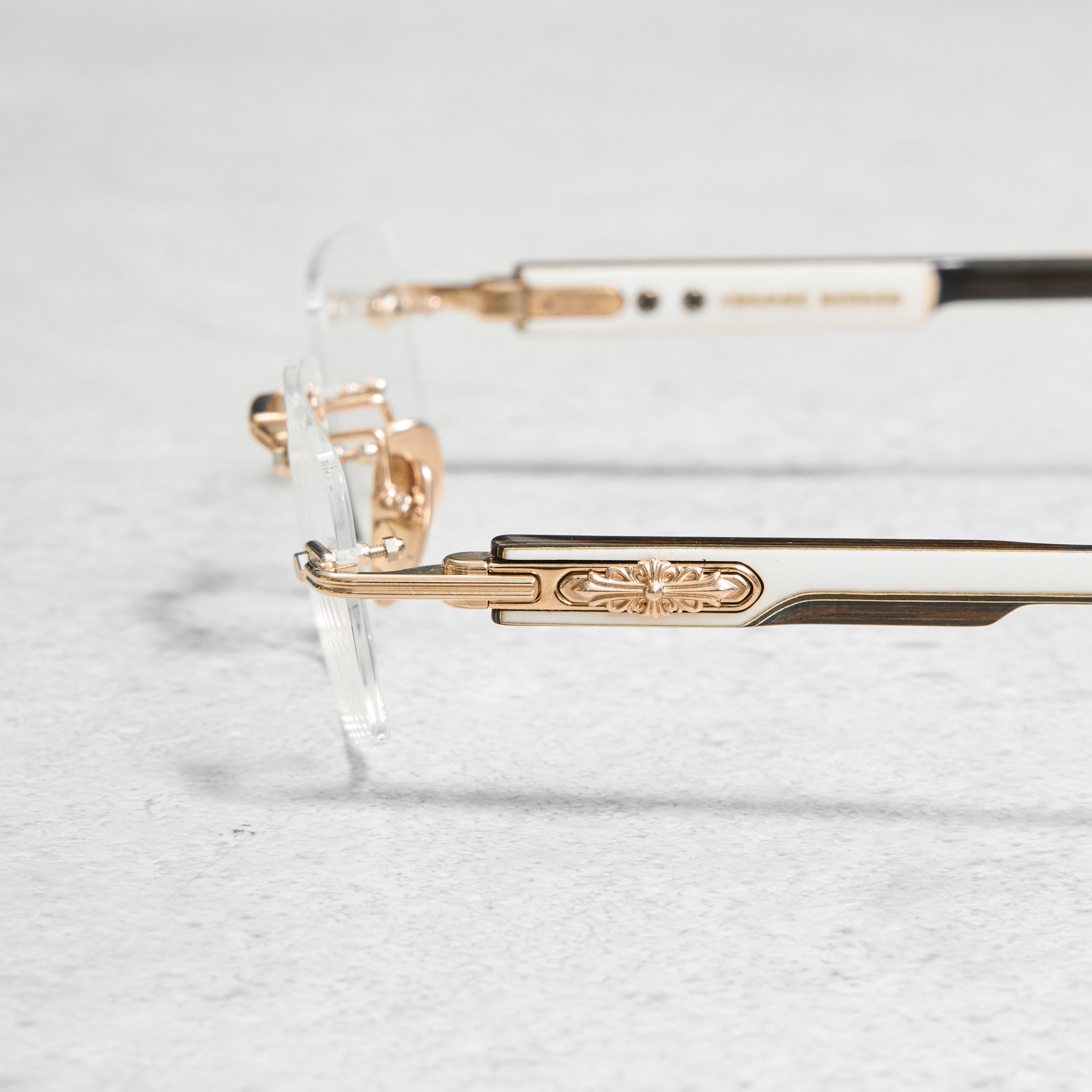 Chrome Hearts CHROME HEARTS DEEP II Antique Silver/White Ebony Wood-PV Size ONE SIZE - 3 Thumbnail