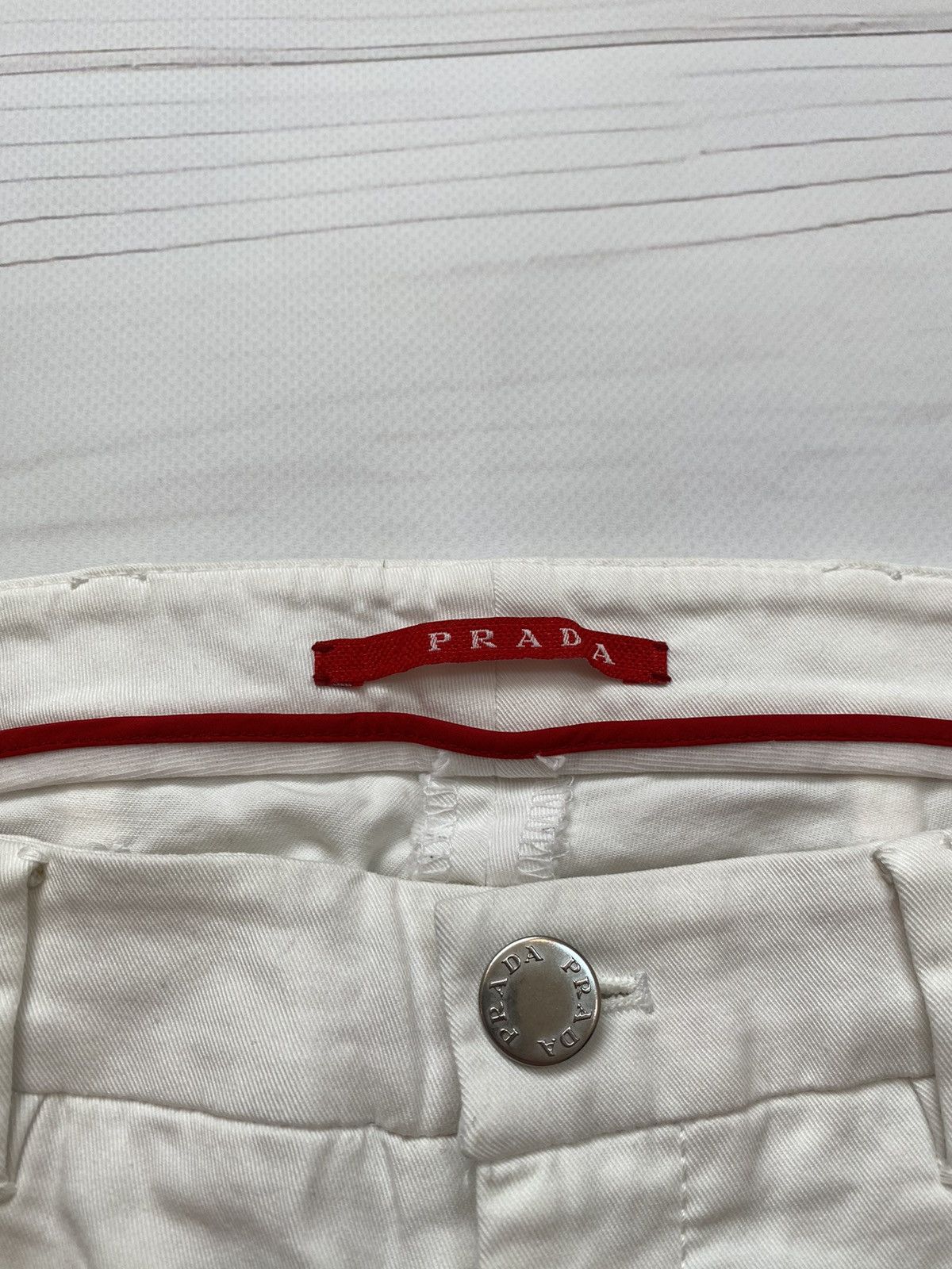 Prada Vintage Prada leather logo pants Size 26" / US 2 / IT 38 - 3 Thumbnail