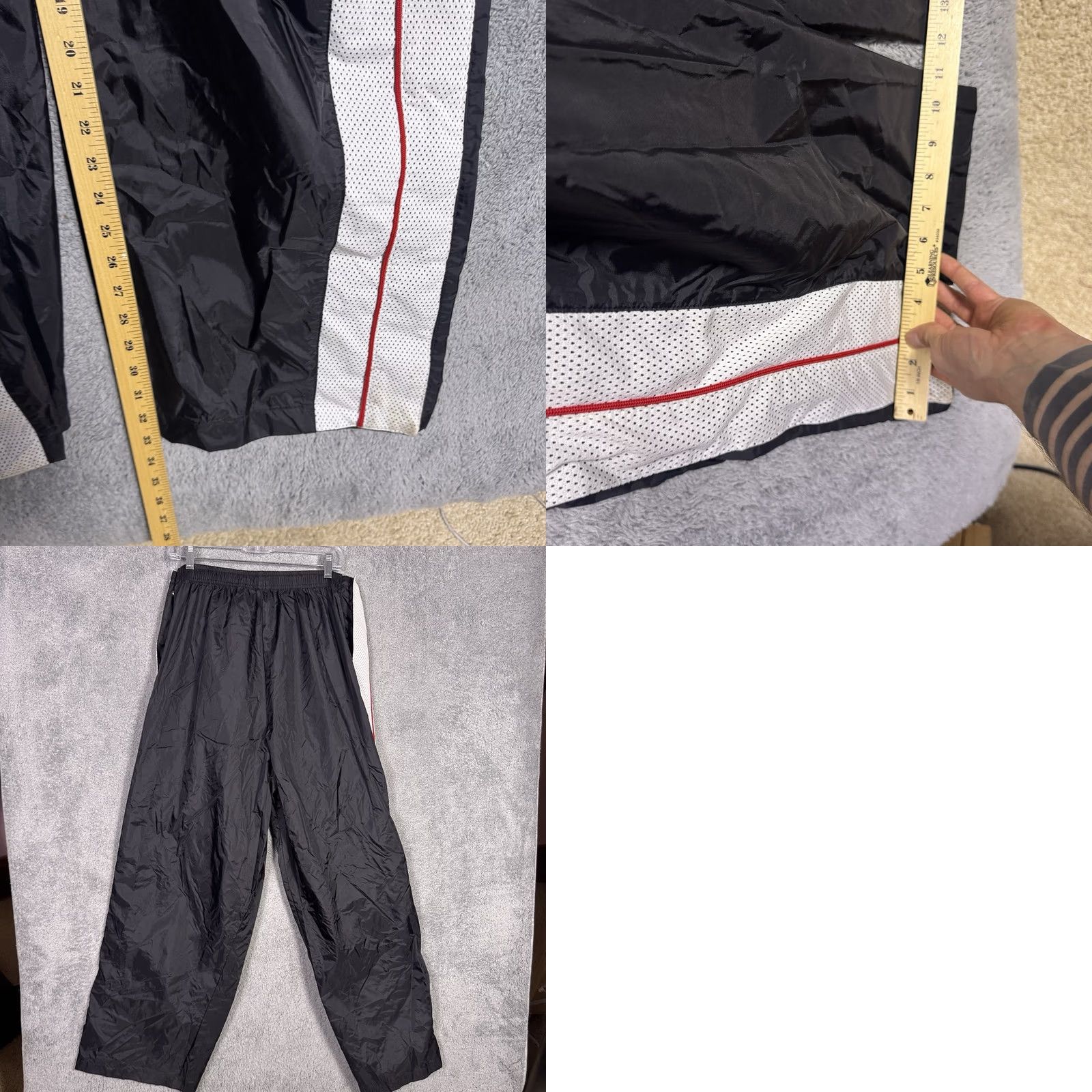 Nike VINTAGE Nike Track Pants Mens 2XL XXL Tearaway Sweatpant Baggy 90s Warmup Size US 39 - 9 Thumbnail