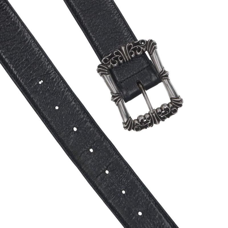 Chrome Hearts 30inch Chrome Hearts Classic Filigree Buckle Leather Belt Size ONE SIZE - 4 Thumbnail