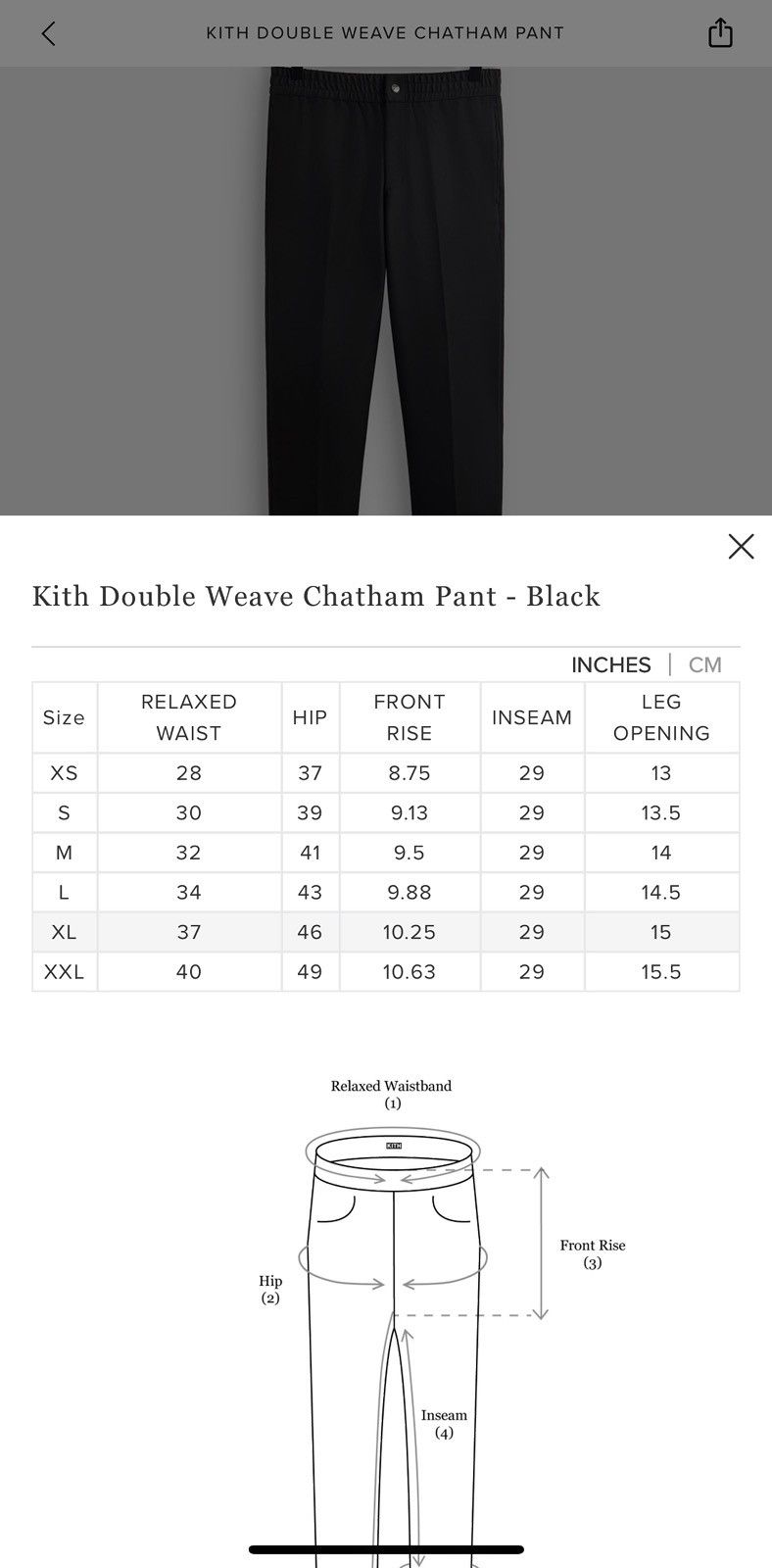 サイズS pants knit chatham double kith