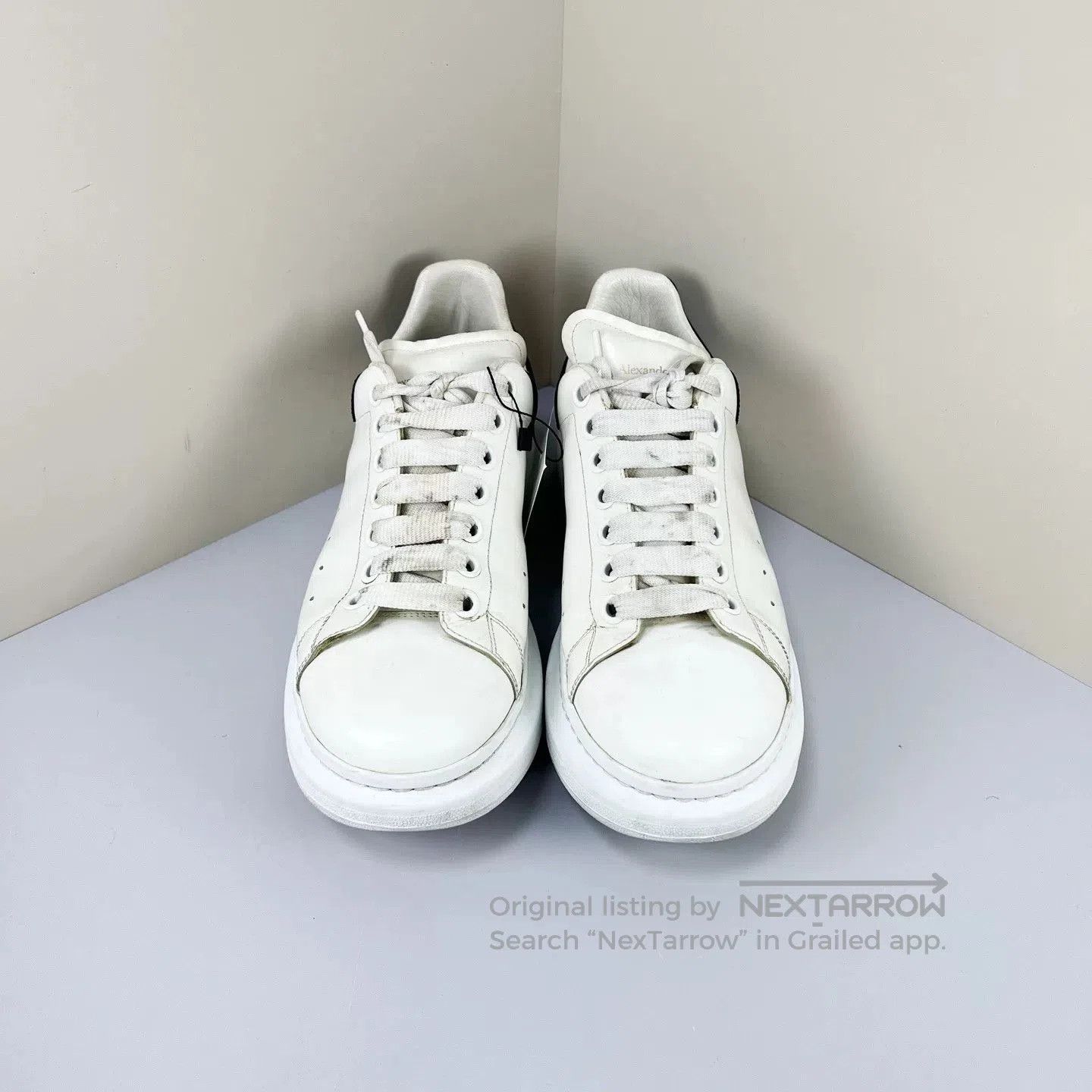 Alexander McQueen Alexander McQueen Black Tail Platform Sneakers. Size US 8.5 / EU 41-42 - 2 Thumbnail
