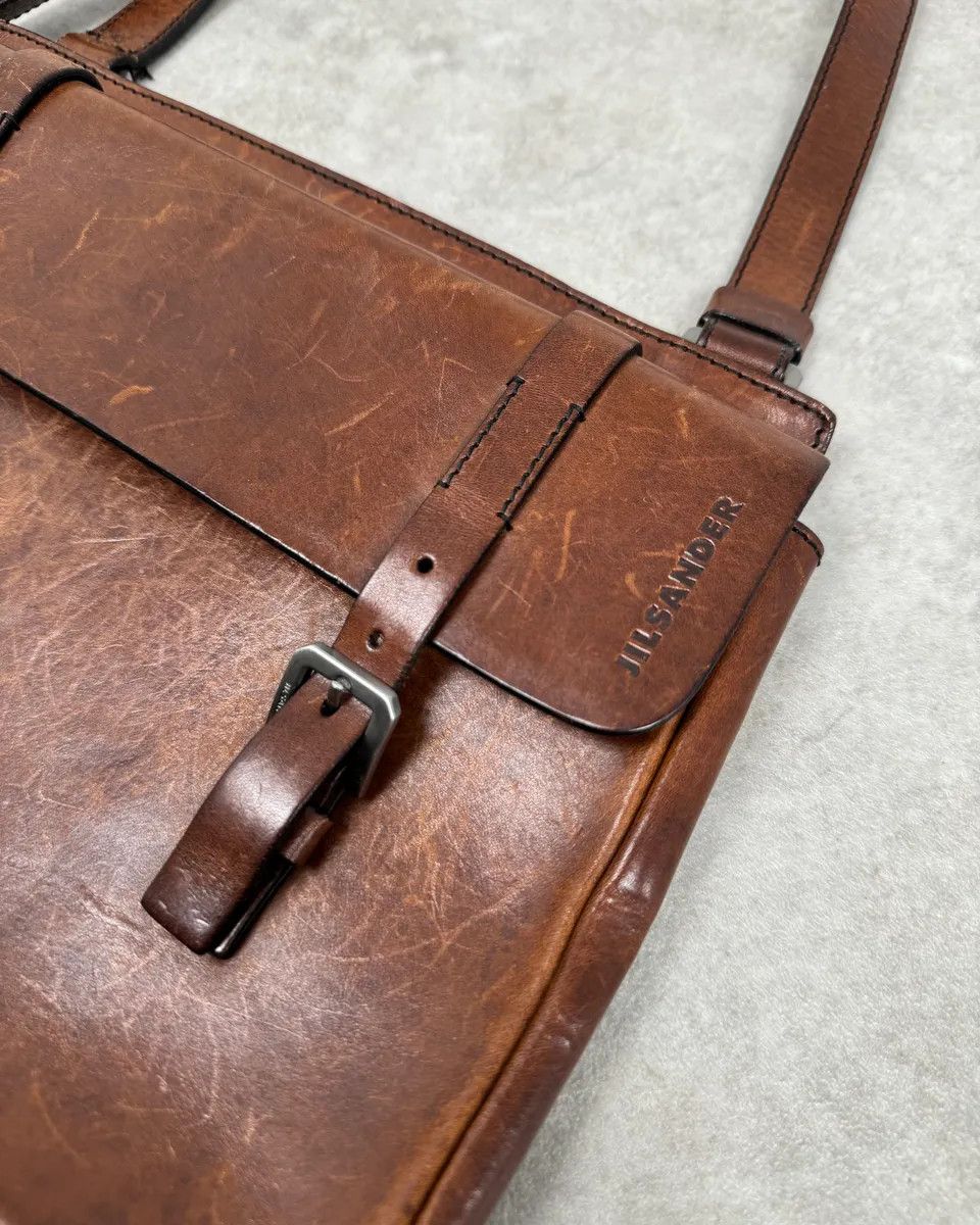Jil Sander Jil Sander Brown Leather Handle Bag Size ONE SIZE - 5 Thumbnail
