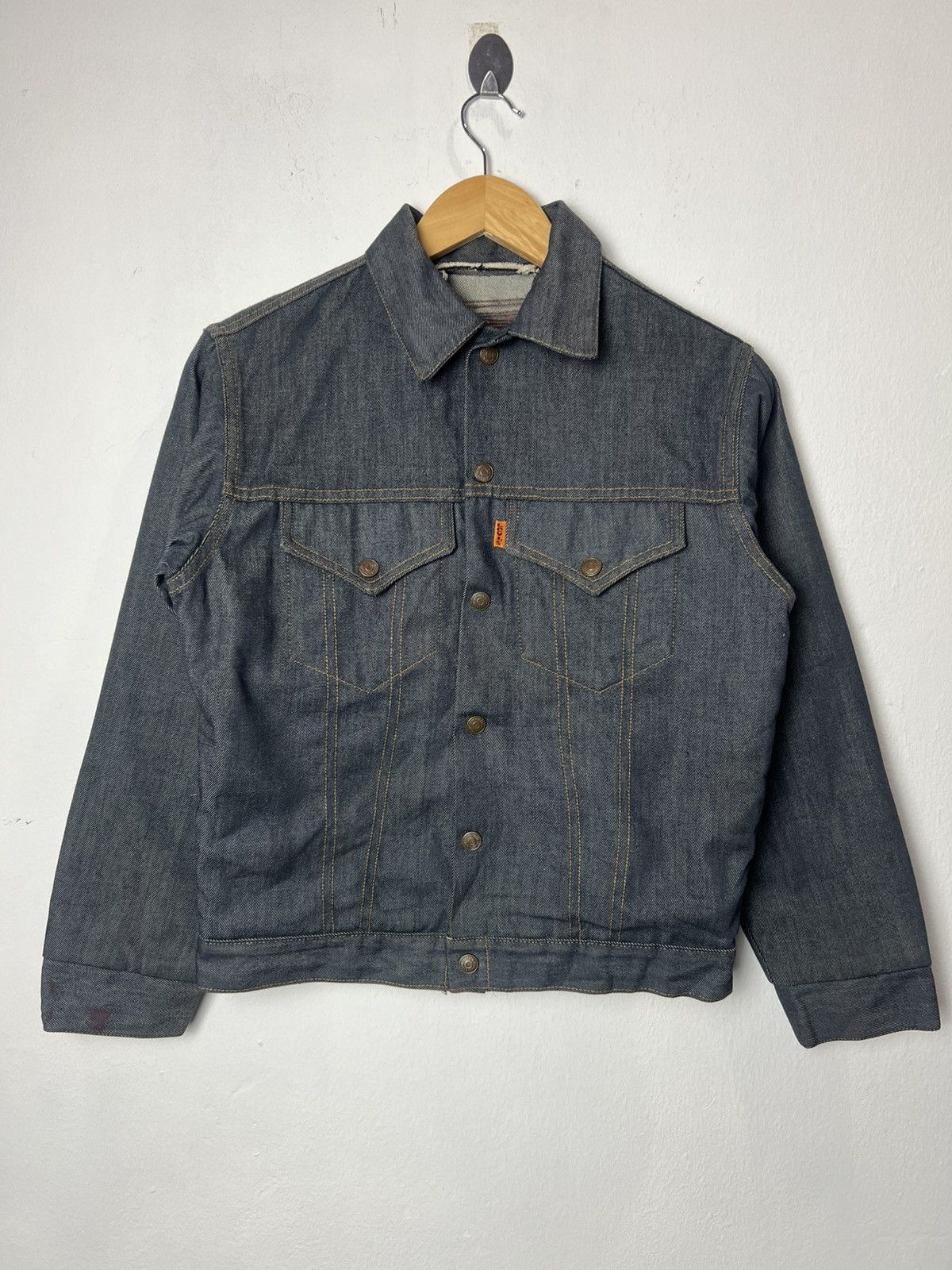 Levi's Vintage Clothing Vintage 70s Levis Orange Tab Nankai Denim Jacket Size US S / EU 44-46 / 1 - 1 Thumbnail