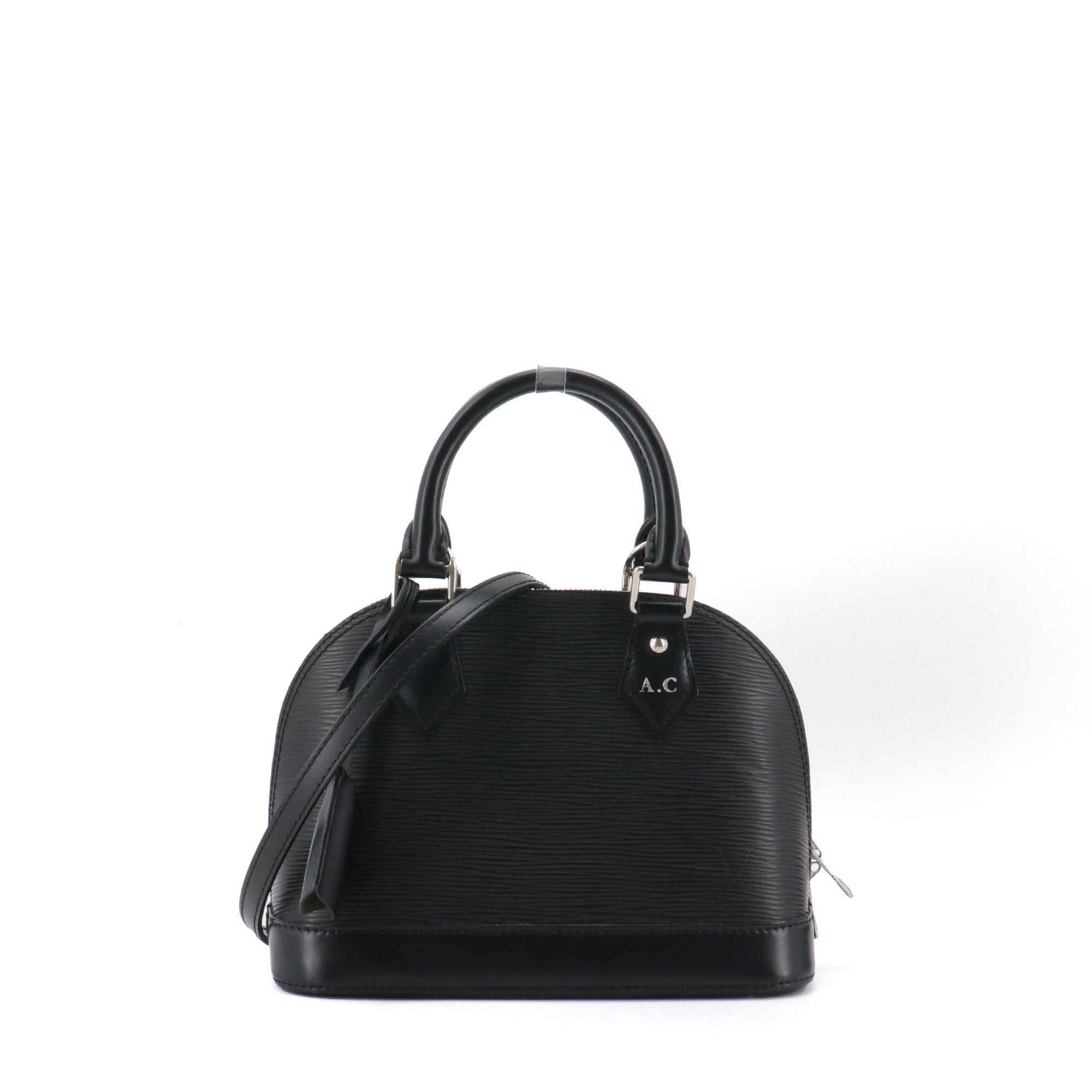 Louis Vuitton LOUIS VUITTON - Louis Vuitton Alma BB shoulder bag in black epi leather Size ONE SIZE - 1 Thumbnail