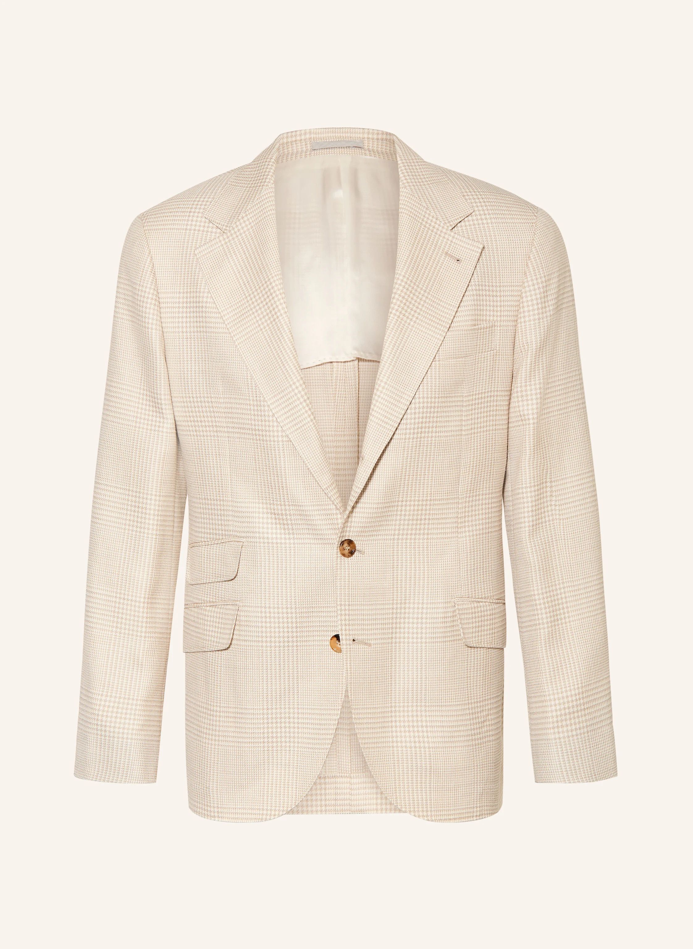 Brunello Cucinelli o1y0526 Single-breasted Blazer in Ivory Size US M / EU 48-50 / 2 - 1 Thumbnail