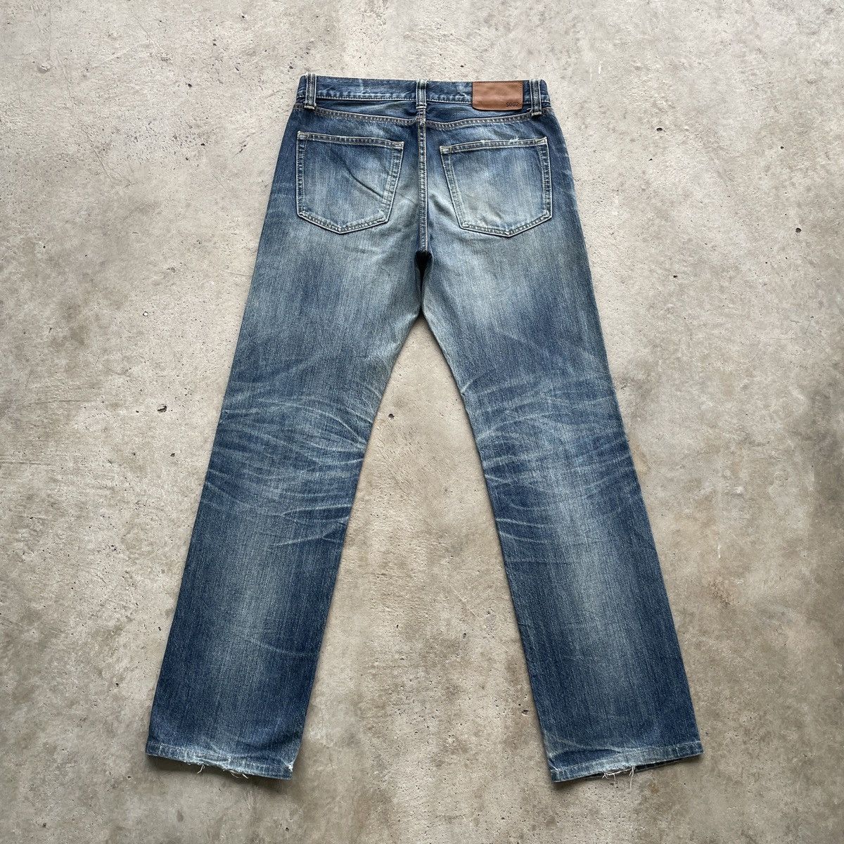 Japanese Brand × Jean × Vintage W32💥 Vintage Japanese StoneWash Jeans Faded Denim Pants Size US 32 / EU 48 - 12 Thumbnail