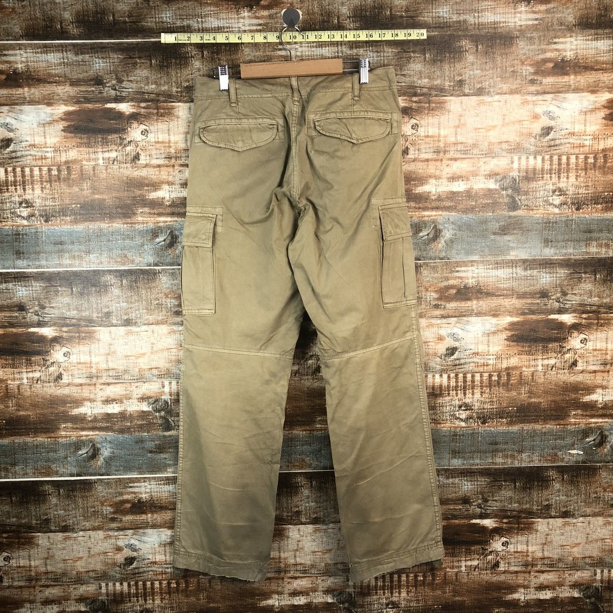 DLL Uniqlo utility Brown Cargo Multipocket Pants #C218