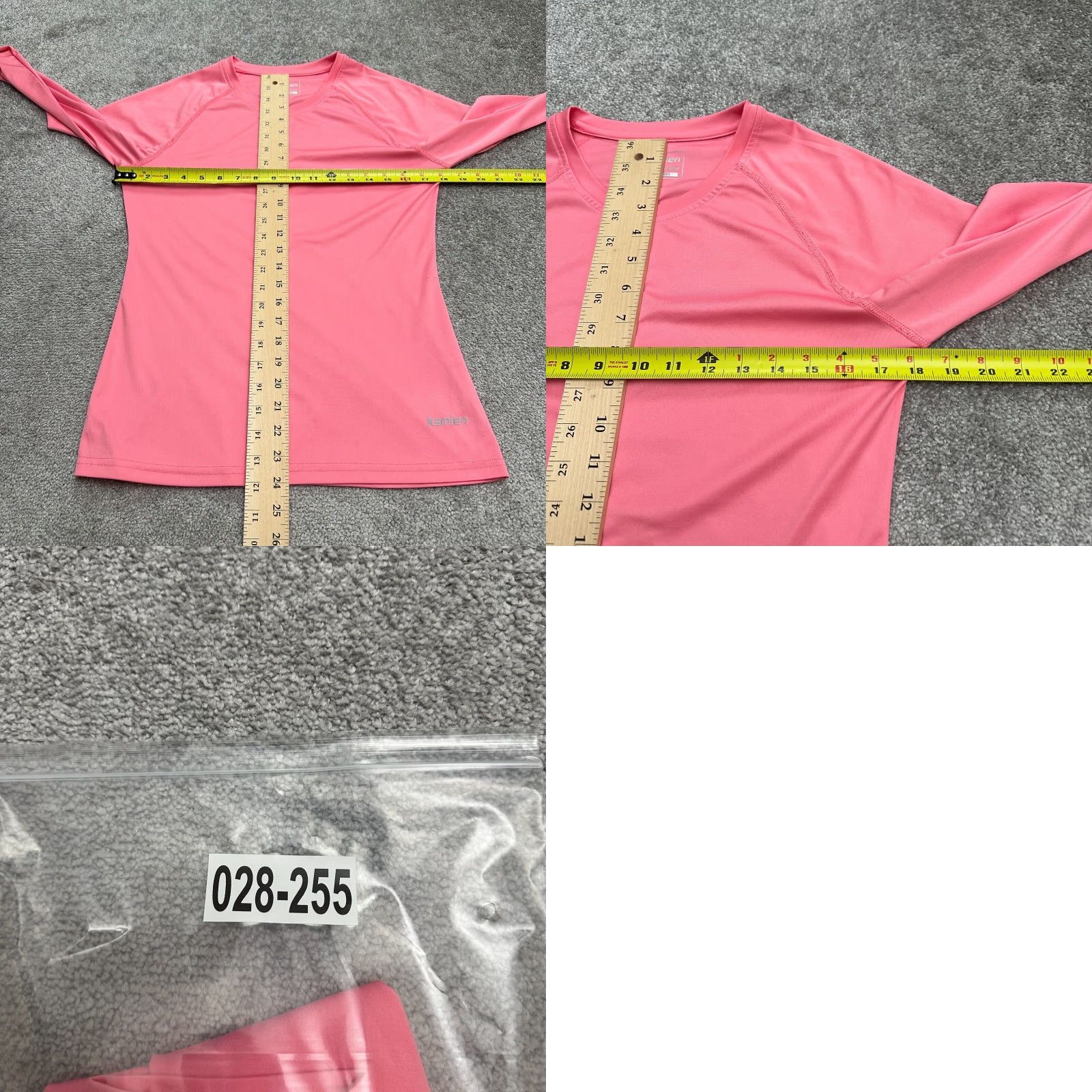 Pinko Ksmien Active Top Women's Pink Long Sleeve Raglan Crew Neck T-Shirt M Athletic Fit (Adult) Womens Size M / US 6-8 / IT 42-44 - 8 Thumbnail