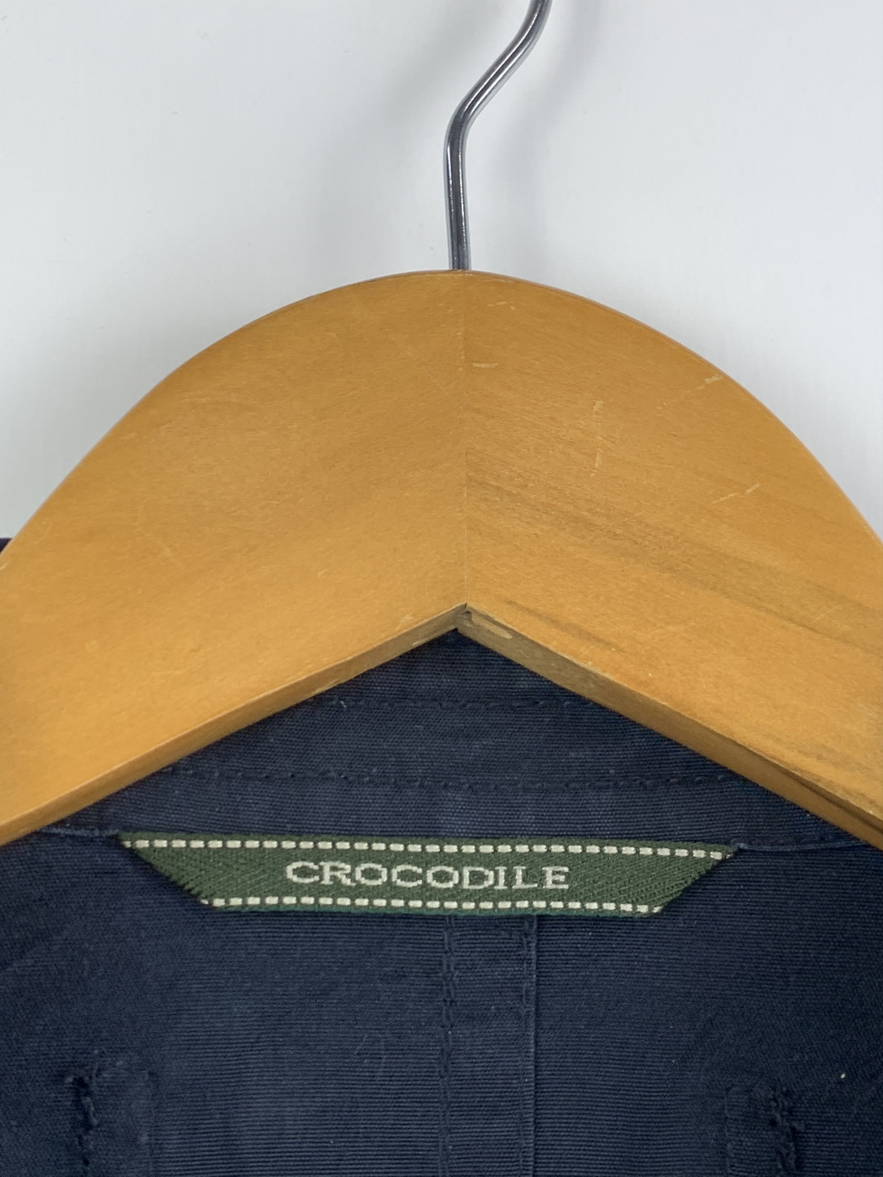 Japanese Brand Vintage 90s Crocodile Denim Jacket J1628 Size US L / EU 52-54 / 3 - 9 Thumbnail