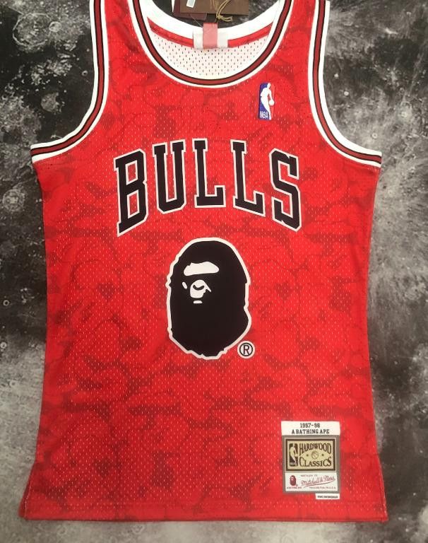 NBA 93 Bape Jersey Bulls Jersey Size US M / EU 48-50 / 2 - 2 Thumbnail