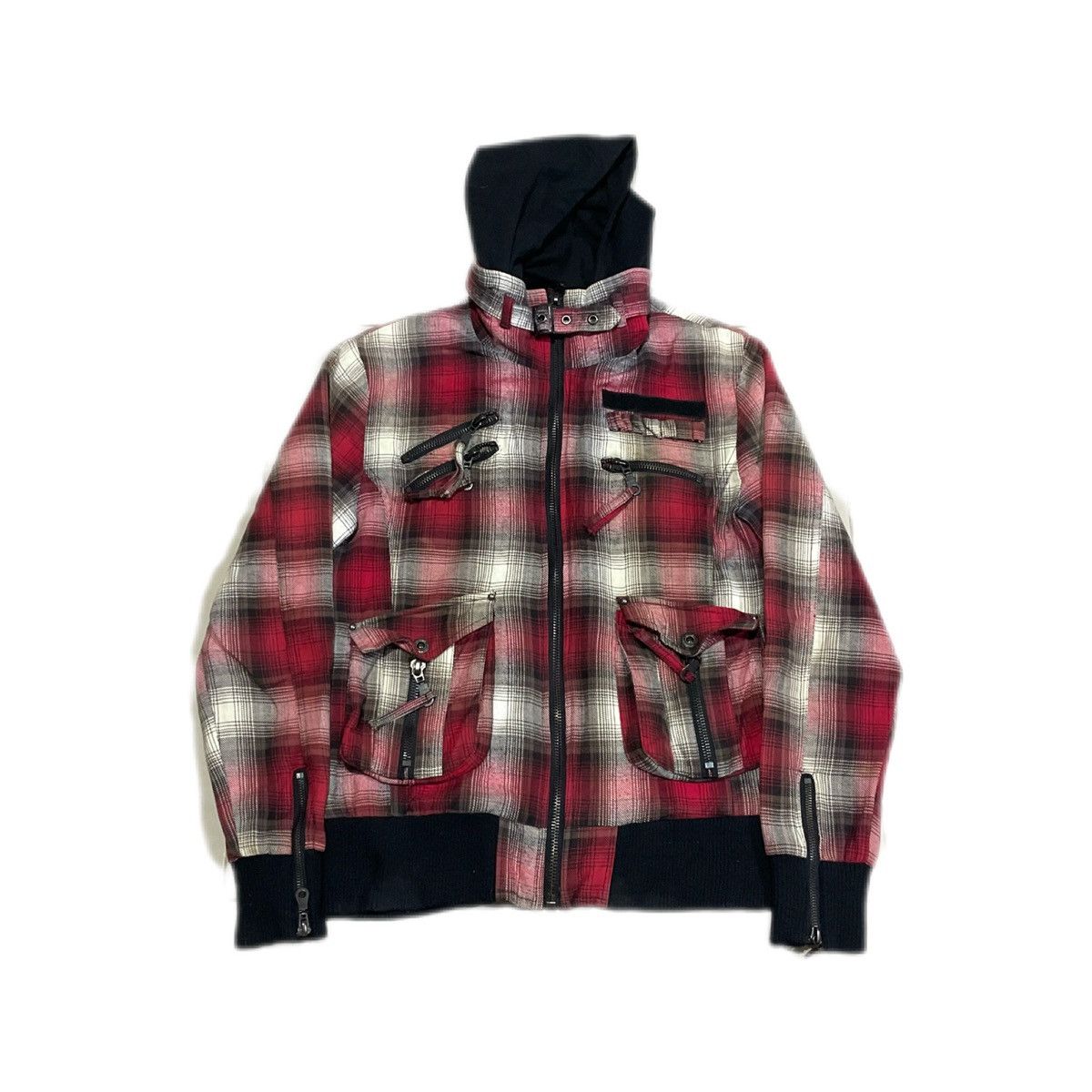 Hysteric Glamour 🔥Sick Y2K In The Attic Double Layer Jacket Hood Zipper Punk Size US L / EU 52-54 / 3 - 8 Thumbnail