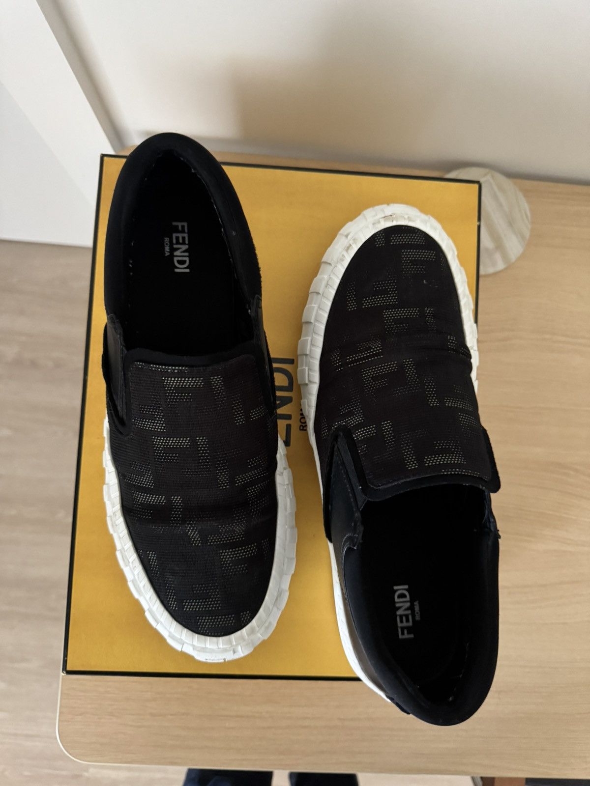Fendi Fendi slip-on sneakers Size US 9 / EU 42 - 1 Thumbnail