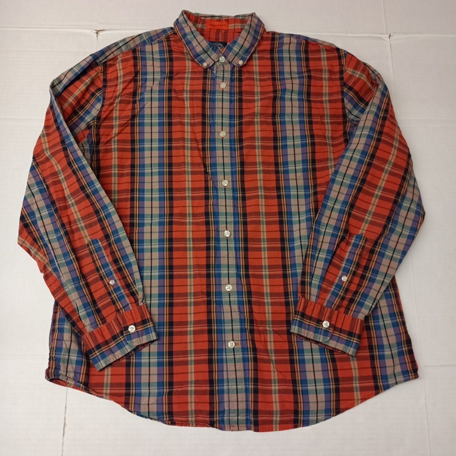 St. Johns Bay St. Johns Bay Comfort Stretch Men's Size XL Multi Plaid Size US XL / EU 56 / 4 - 1 Thumbnail