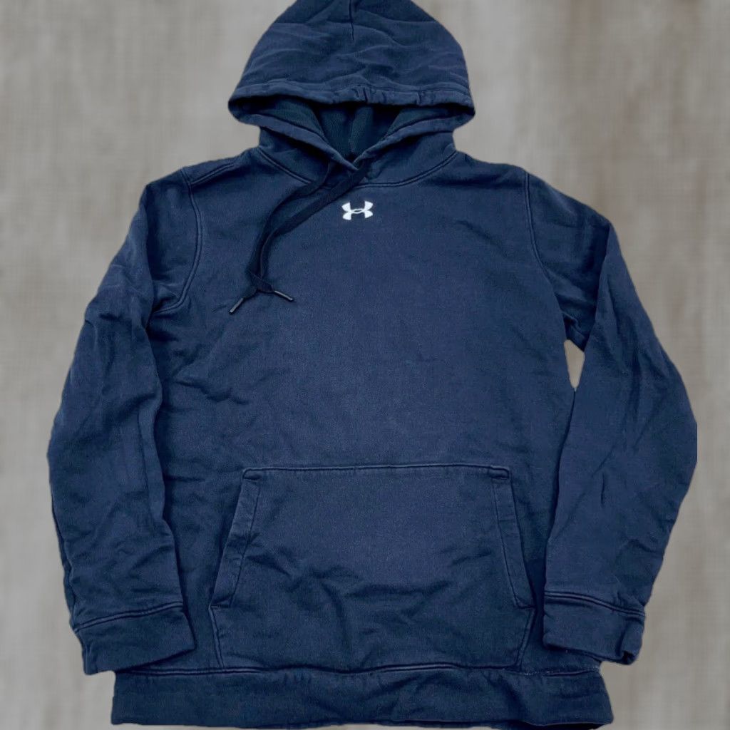 Under Armour Under Armour Hoodie Women Small Black Sweatshirt Cotton Logo Pullover All Seasons Lightweight Hooded Pants? Size S / US 4 / IT 40 - 1 Thumbnail