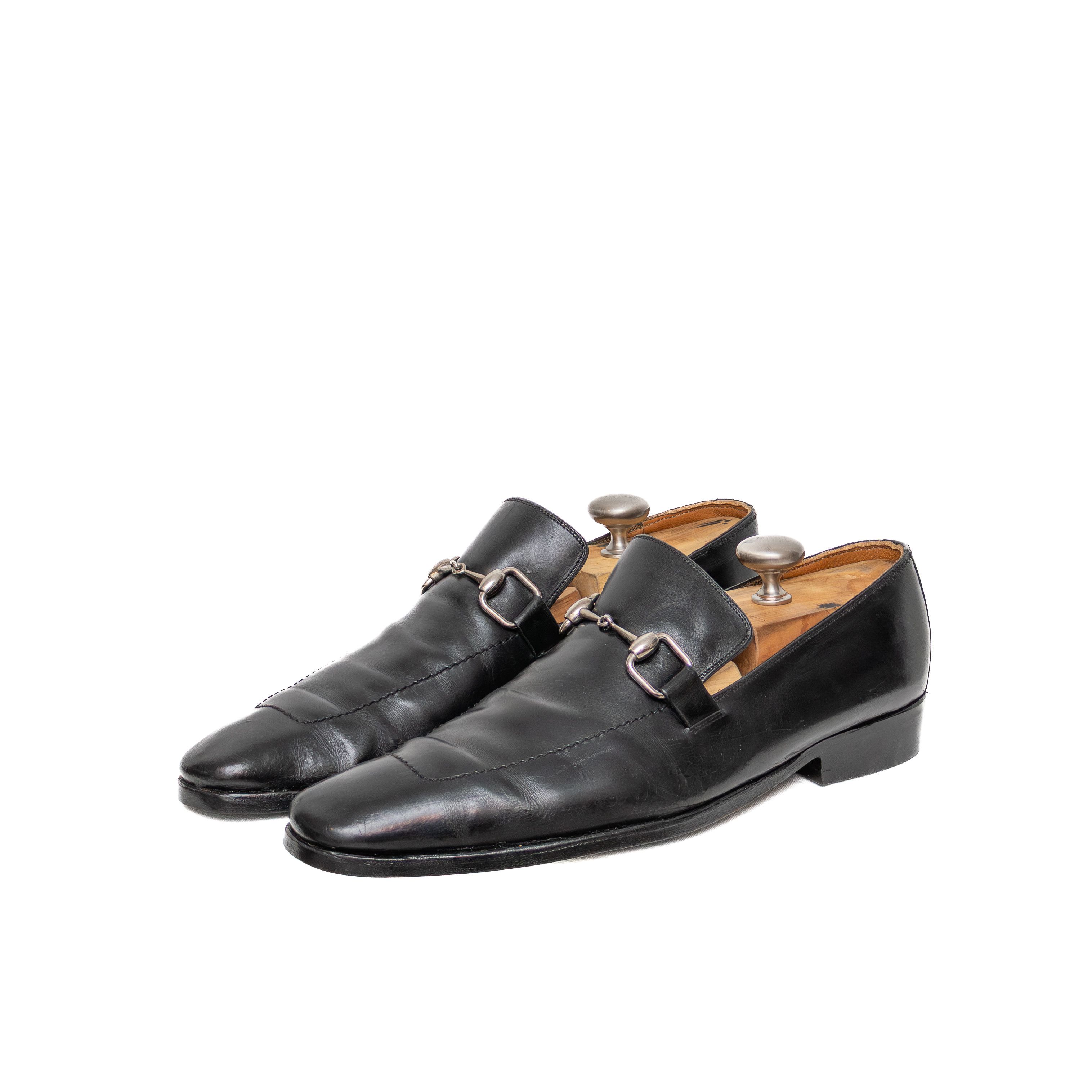 Gucci NWB Kaveh Supreme Black Leather Tassel Loafers Authentic Men main image 2