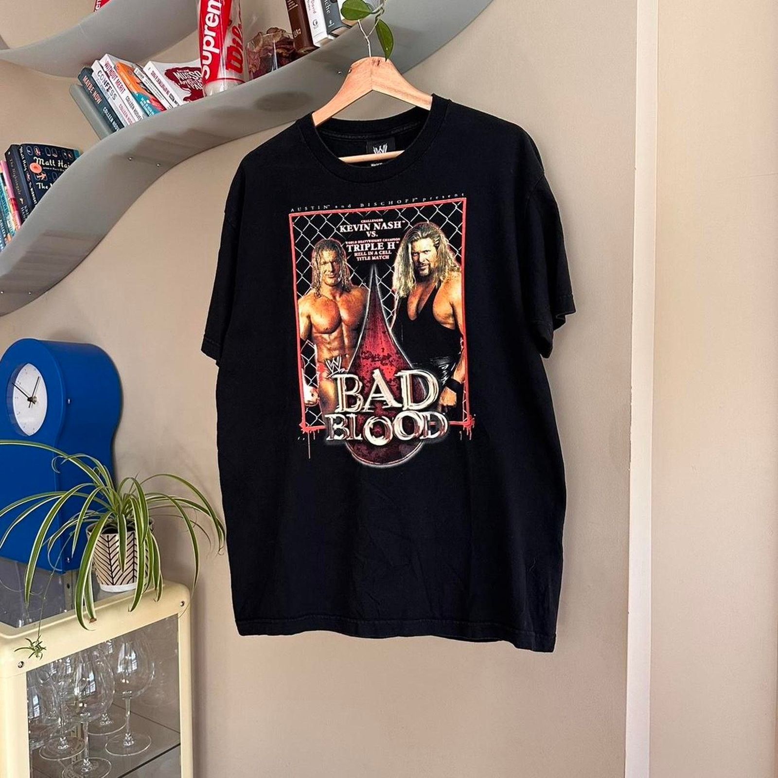 Vintage WWE Bad Blood Kevin Nash Vs Triple H Shirt