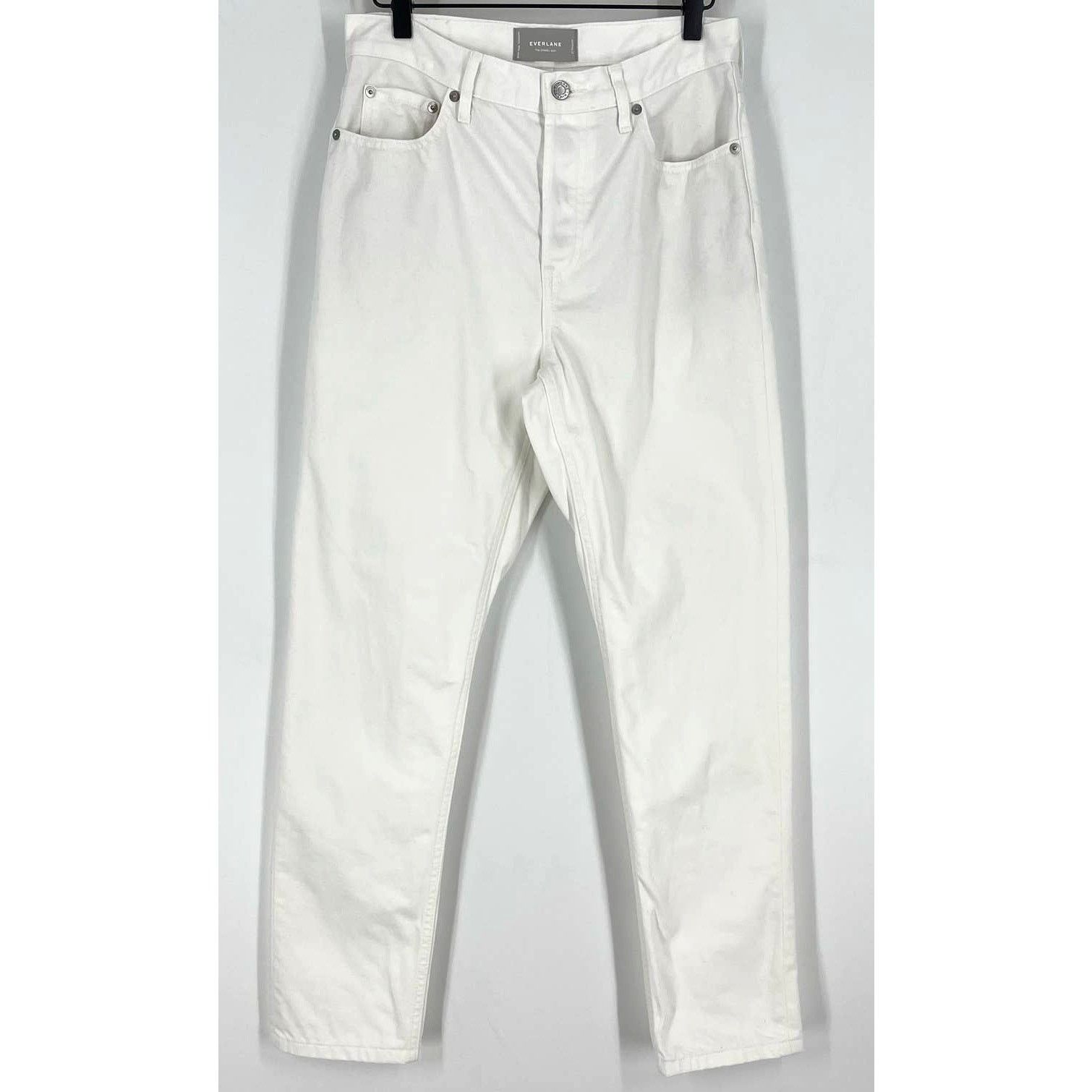 Everlane Everlane The Cheeky Jean Button Fly White Size 27 Regular Size 27" / US 4 / IT 40 - 8 Thumbnail