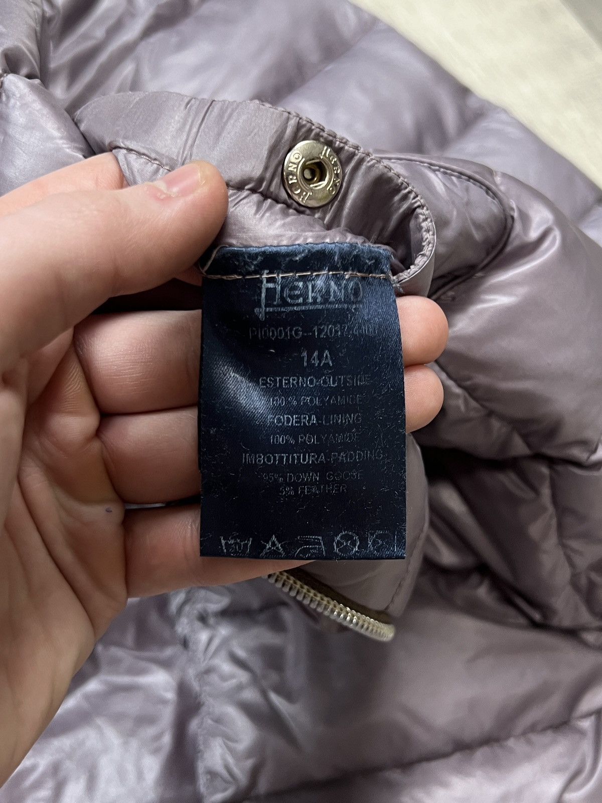 Herno Herno Lightweight Down Coat (Y0279) Size L / US 10 / IT 46 - 8 Thumbnail