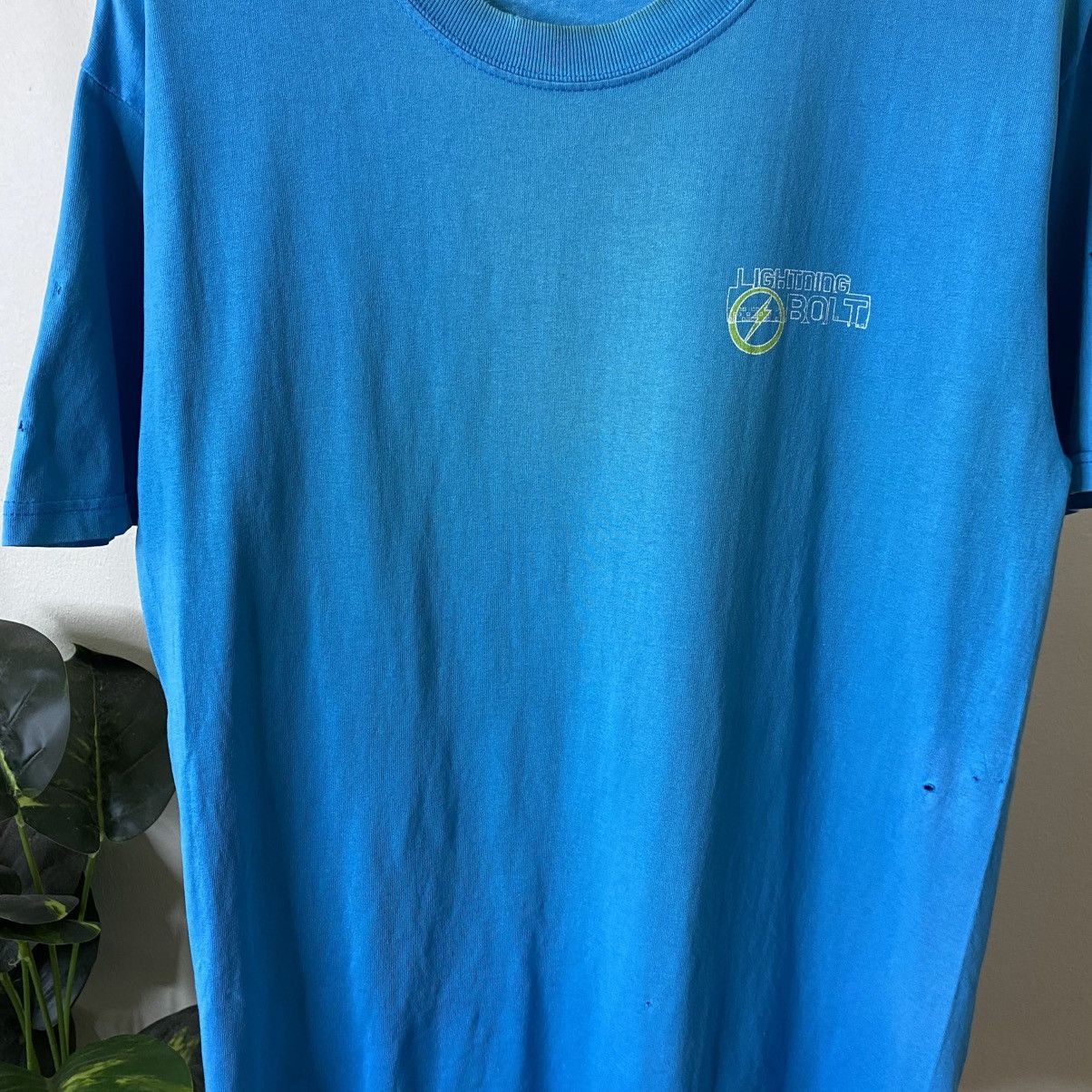 Lightning Bolt Vintage 90s Lightning Bolt Surf Back Graphic T Shirt Size US M / EU 48-50 / 2 - 9 Thumbnail