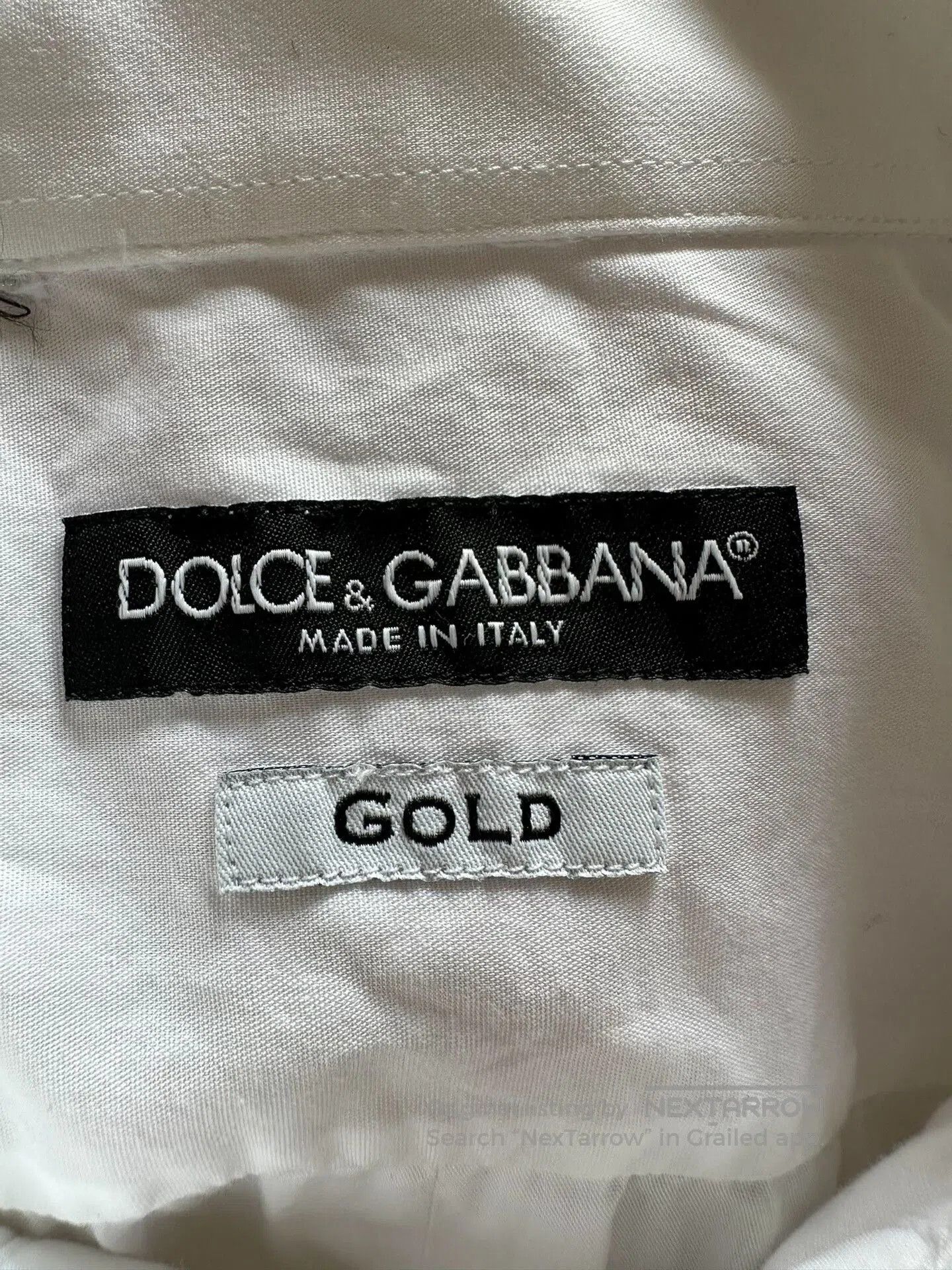 Dolce & Gabbana DG Men's Runway White Shirt. Size US XXS / EU 40 - 3 Thumbnail