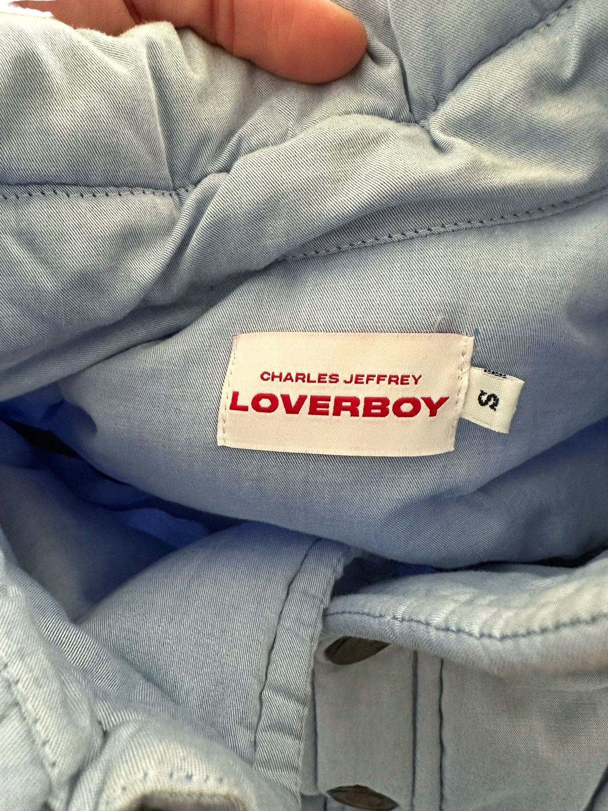 Charles Jeffrey LOVERBOY AW2018 Puffer Filled Padded Shirt Size US S / EU 44-46 / 1 - 5 Thumbnail