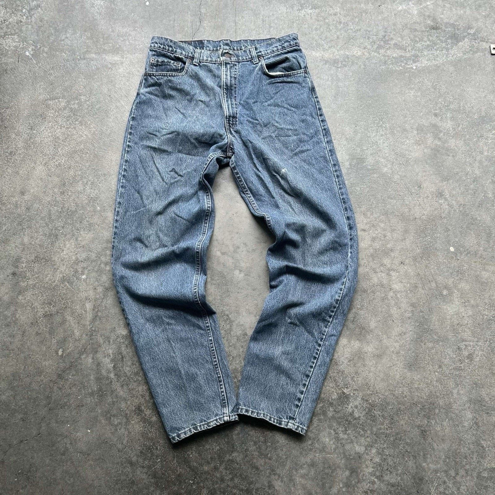 Levi's Vintage Levi’s 550xx Jeans Men’s 34 X 34 Stone Medium Wash W Size US 34 / EU 50 - 3 Thumbnail
