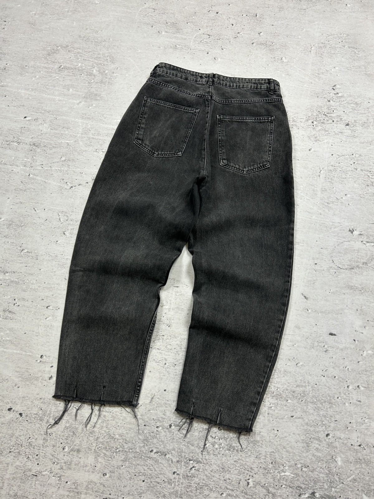 JNCO × Southpole × Vintage 💥FAST SALE💥Vintage Baggy Washed Black Cropped Denim Jeann Size US 32 / EU 48 - 8 Thumbnail