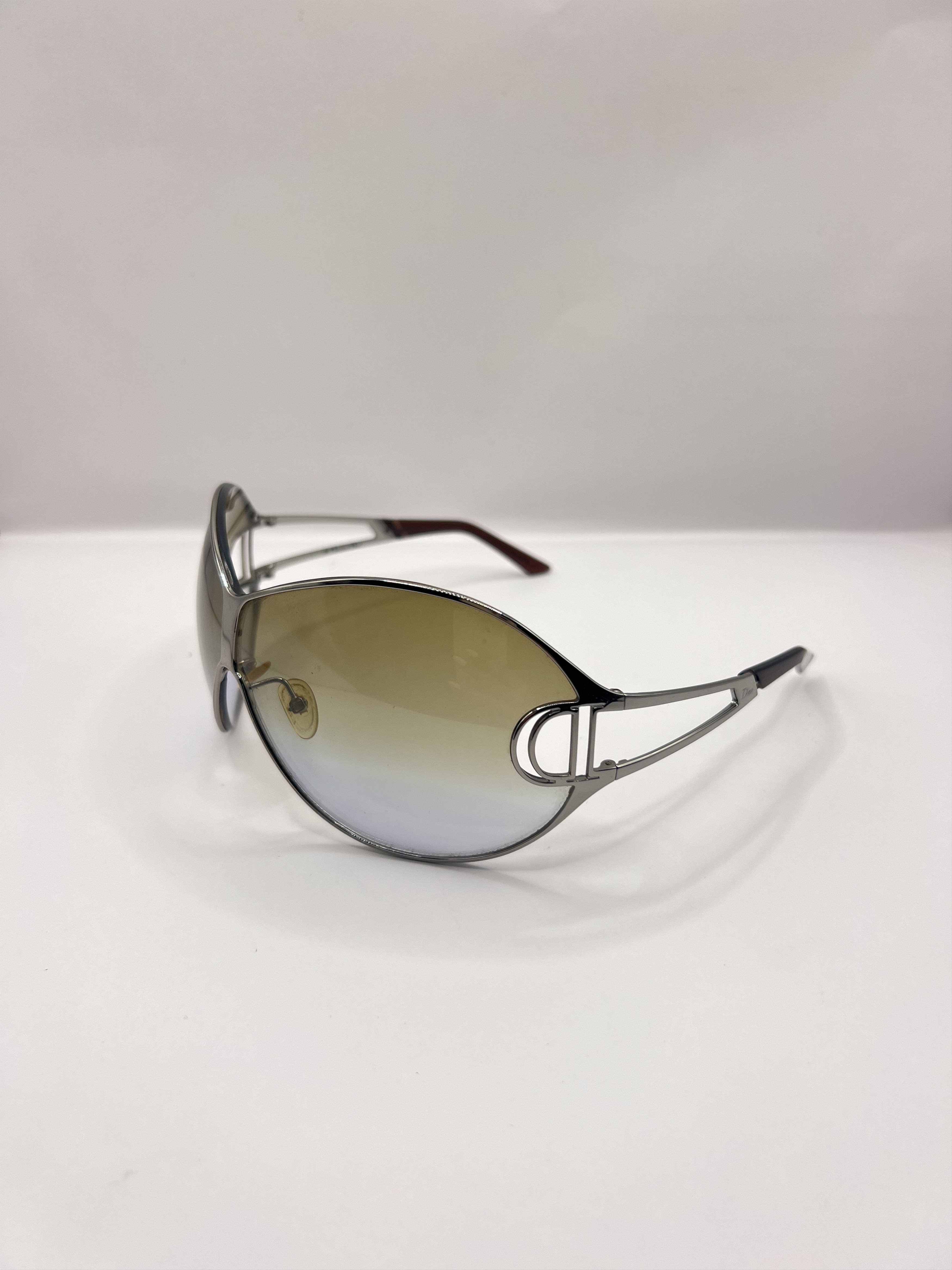 Dior Dior " Diorissimo 1 " silver sunglasses Size ONE SIZE - 1 Thumbnail