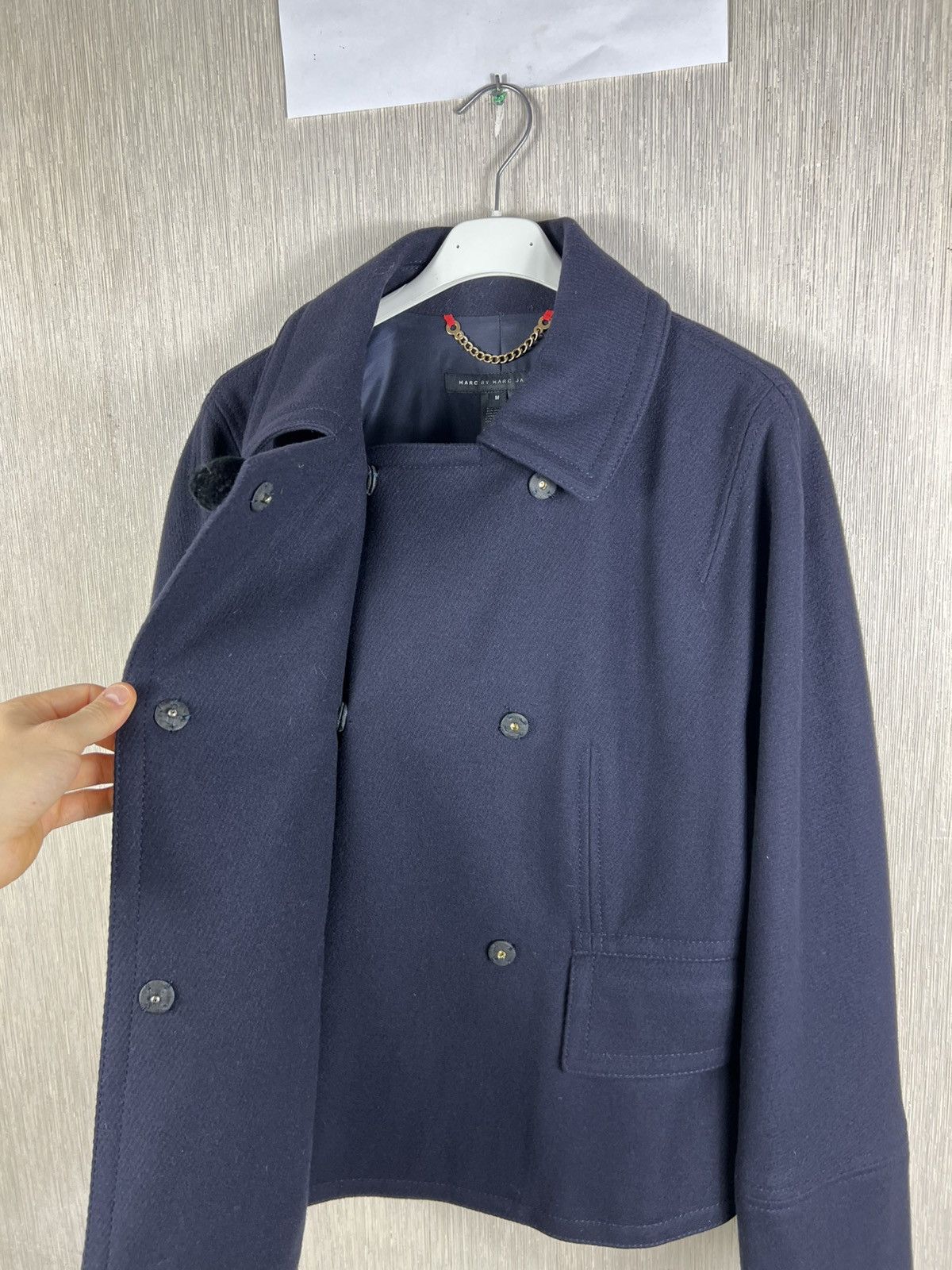 Marc by Marc Jacobs Marc by Marc Jacobs wool double-breasted jacket short coat Size M / US 6-8 / IT 42-44 - 15 Thumbnail