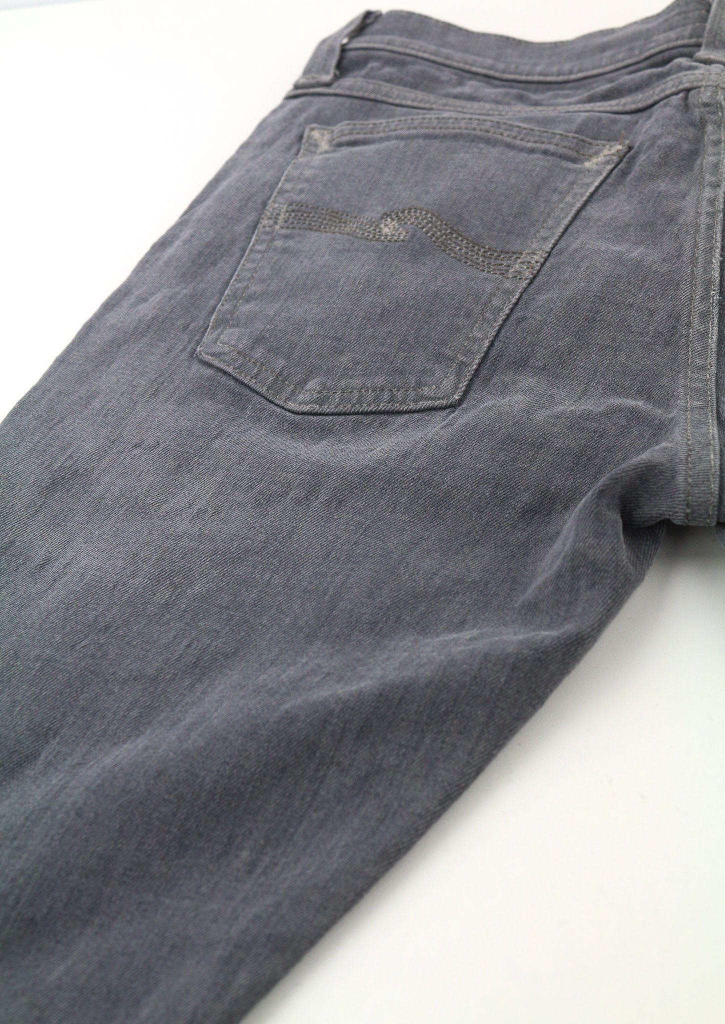 Nudie Jeans TIGHT LONG JOHN W30/L34 Organic Charcoal Jeans 80704 Size US 30 / EU 46 - 9 Thumbnail
