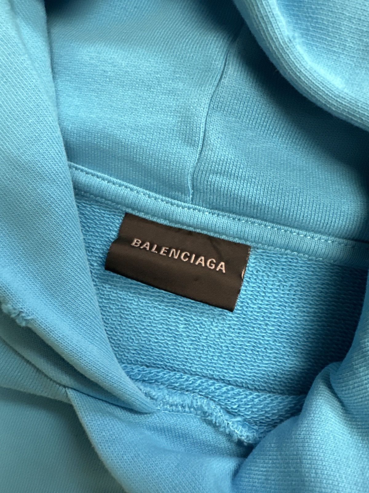 Balenciaga Balenciaga Campaign Hoodie Blue Size US M / EU 48-50 / 2 - 5 Thumbnail