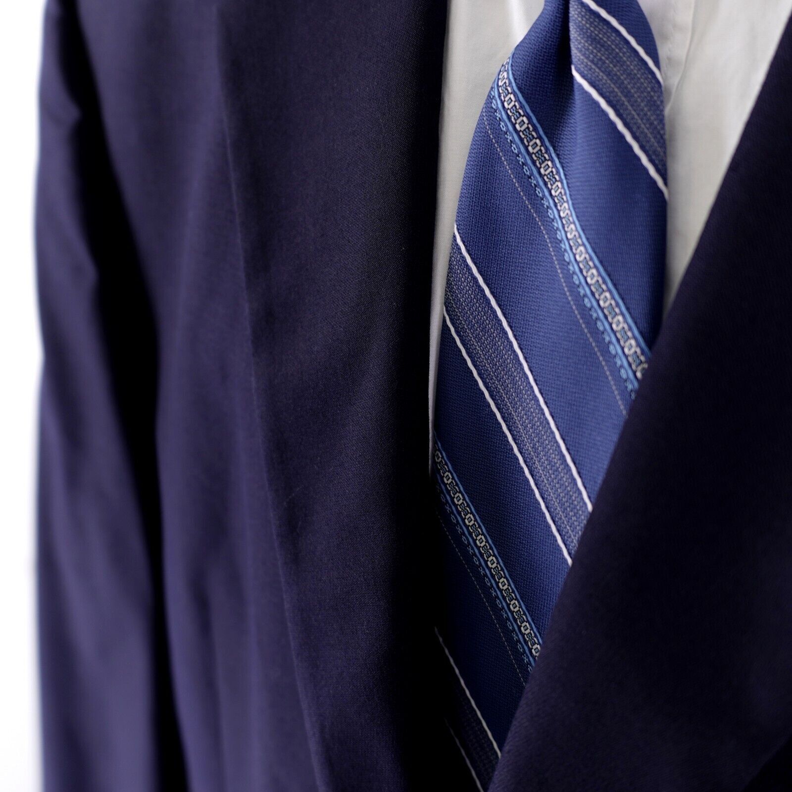 Joseph Abboud Joseph Abboud Blue Wool 2 Button Blazer 42L Or Slim 44L Size 42L - 3 Thumbnail
