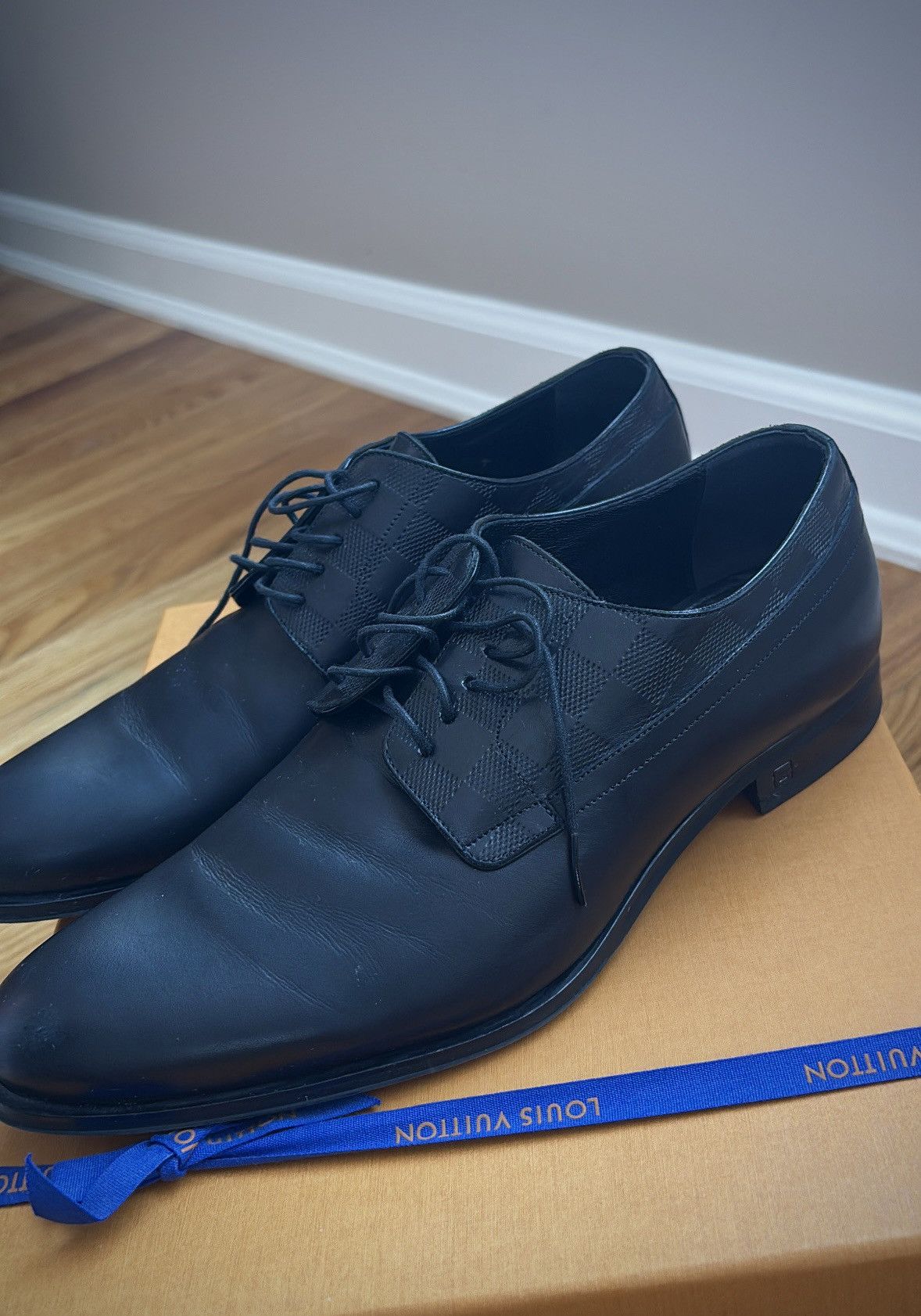 Louis Vuitton Louis Vuitton Haussmann Derby Shoes Size US 7 / EU 40 - 1 Thumbnail
