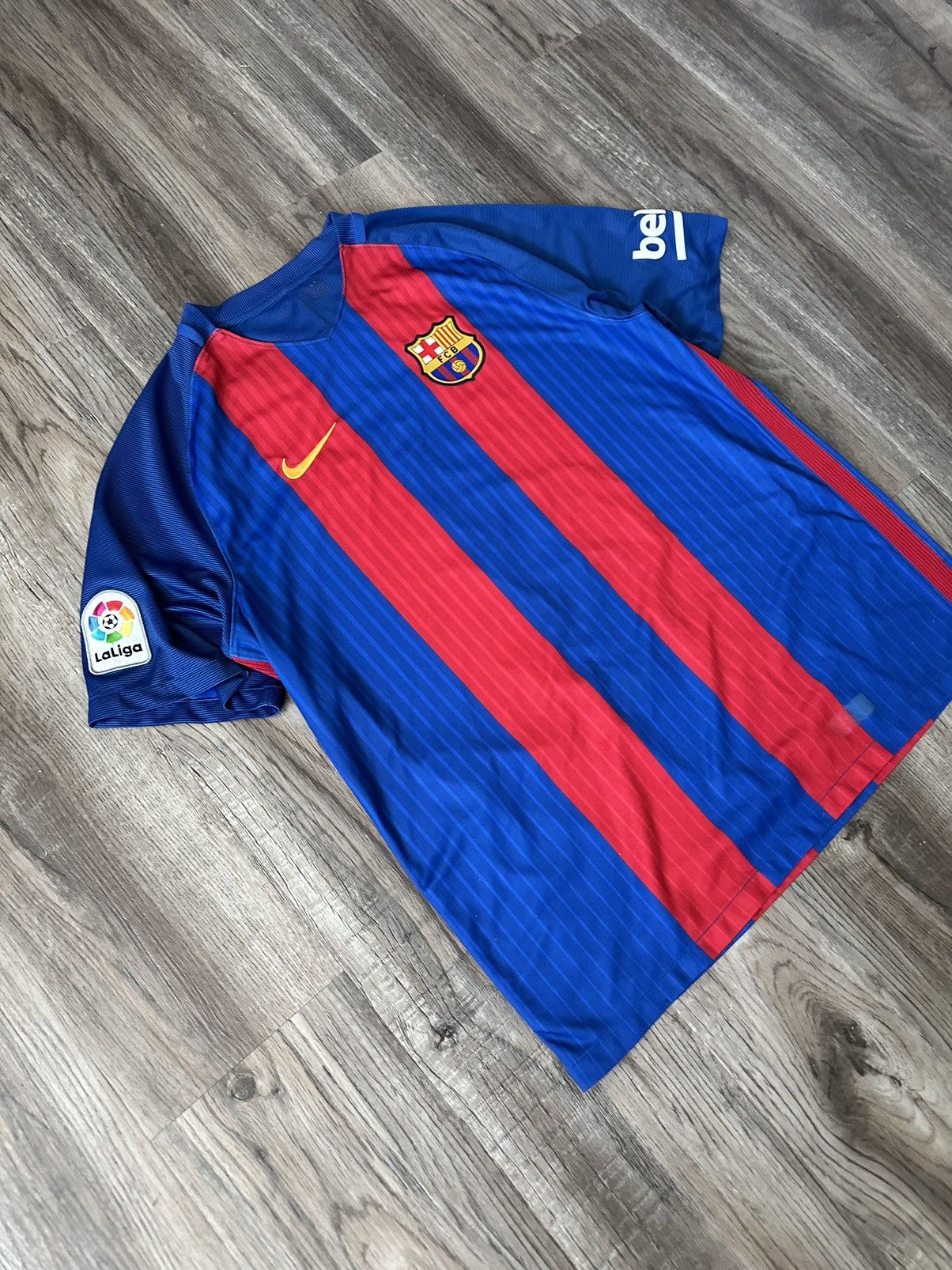 Nike Nike Barcelona Lionel Messi Home Jersey Size US L / EU 52-54 / 3 - 3 Thumbnail