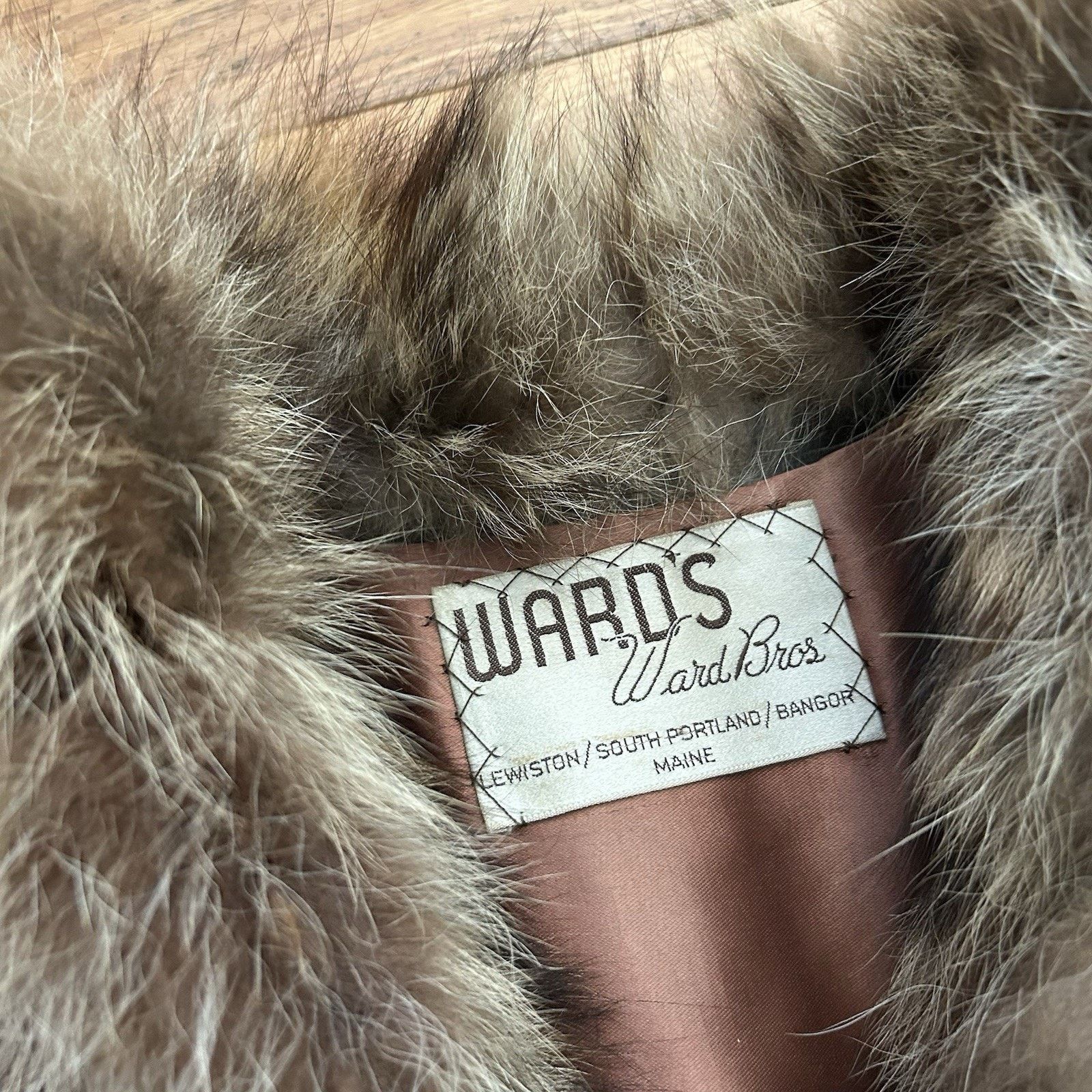 Vintage Wards Ward Bros Genuine Fox Fur Short Coat Hook Jacket S/M Size S / US 4 / IT 40 - 3 Thumbnail