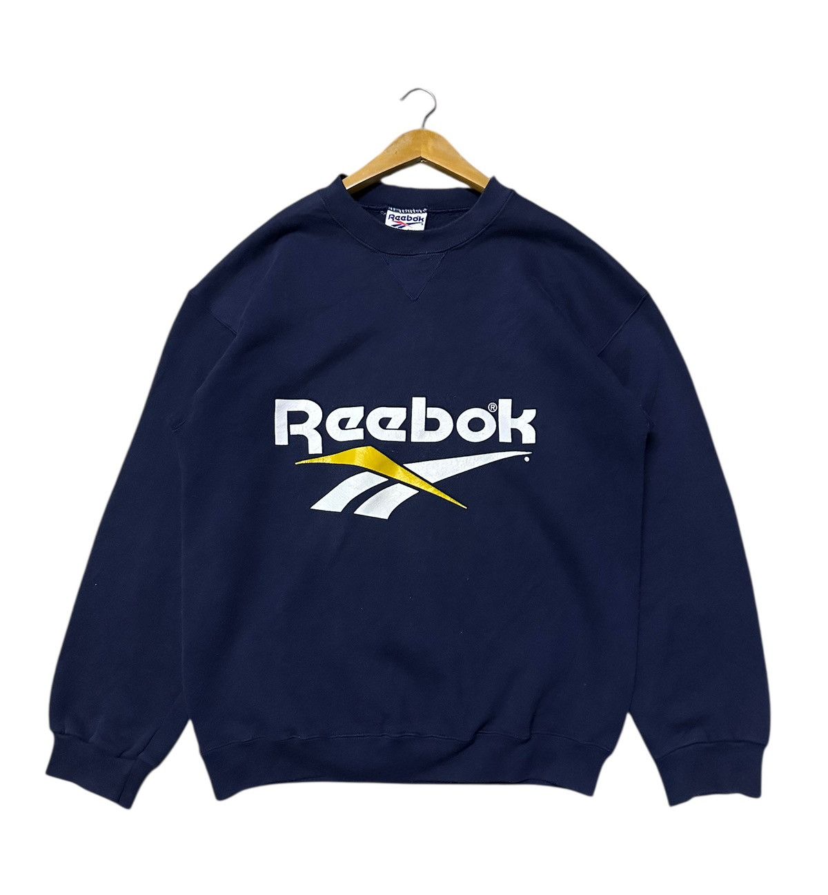 Reebok Vintage 90s Reebok sweatshirt Size US M / EU 48-50 / 2 - 1 Thumbnail